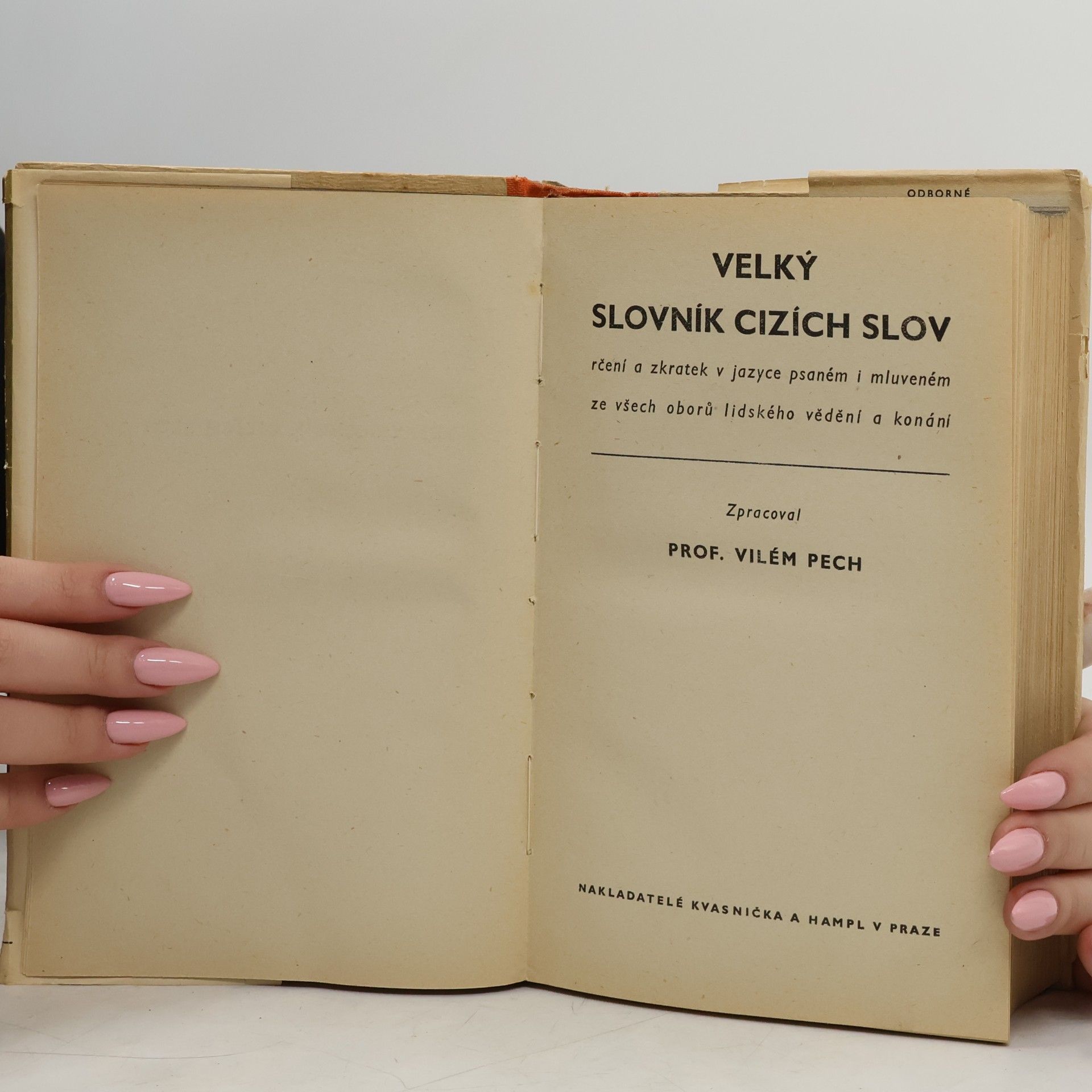 Pech Vilém Velký slovník cizích slov