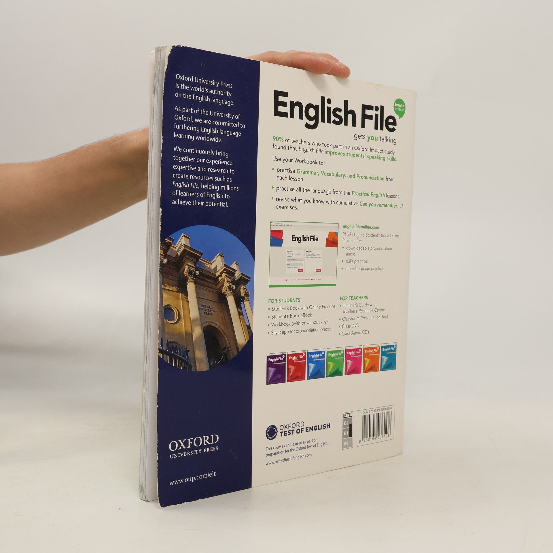 Autorenkollektiv English File Intermediate Workbook with Key, fourth edition