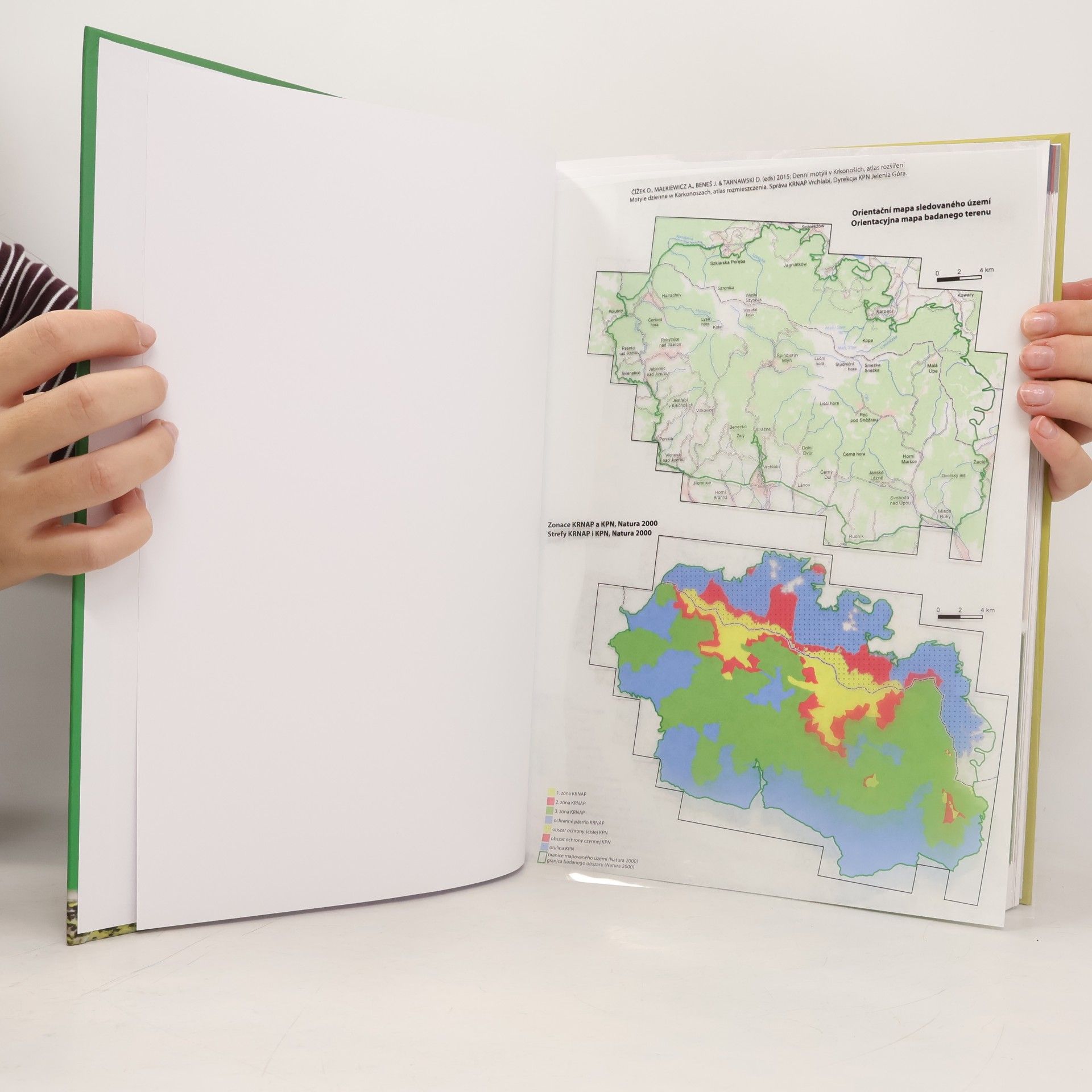 Oldřich Čížek Denní motýli v Krkonoších: atlas rozšíření