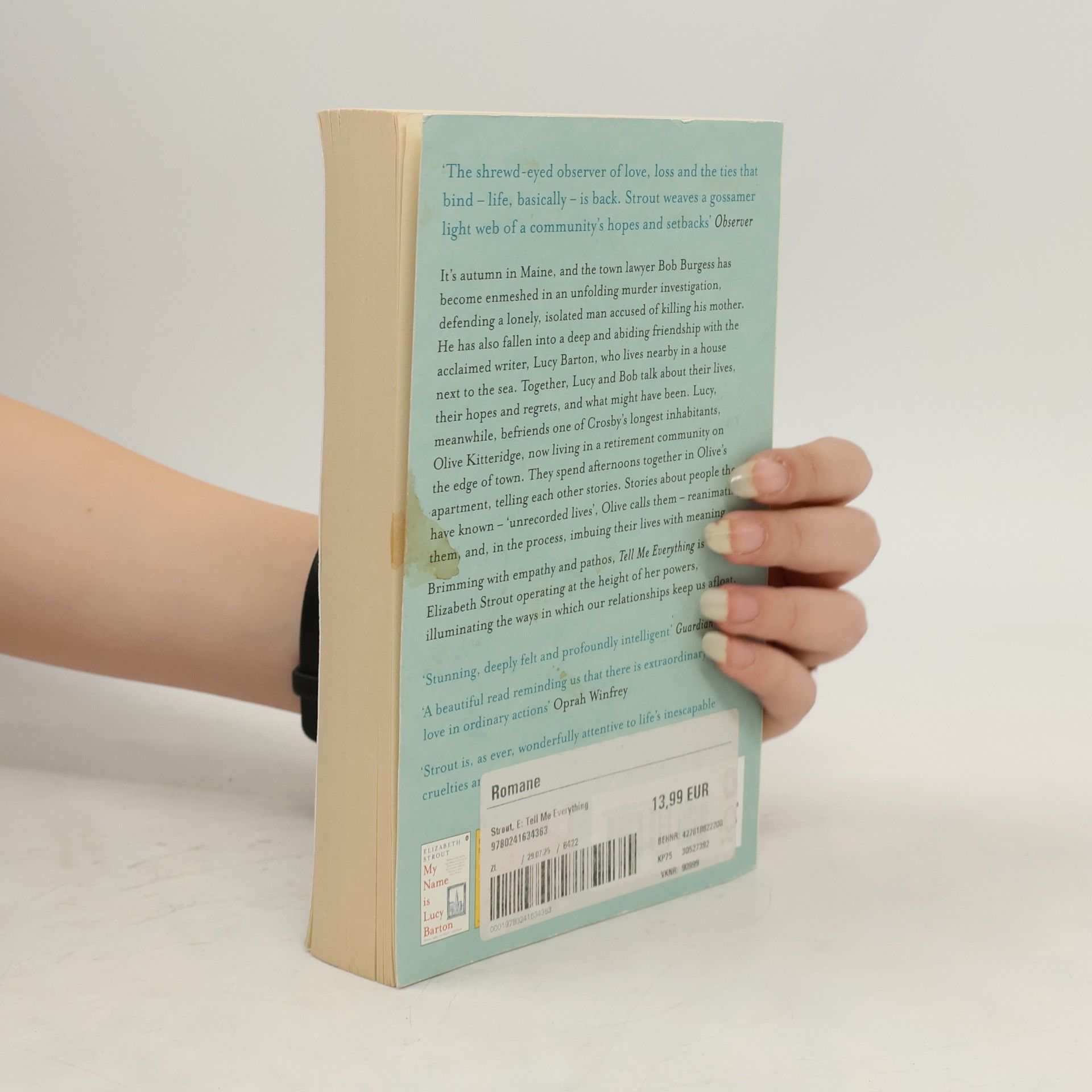 Elizabeth Strout Tell Me Everything