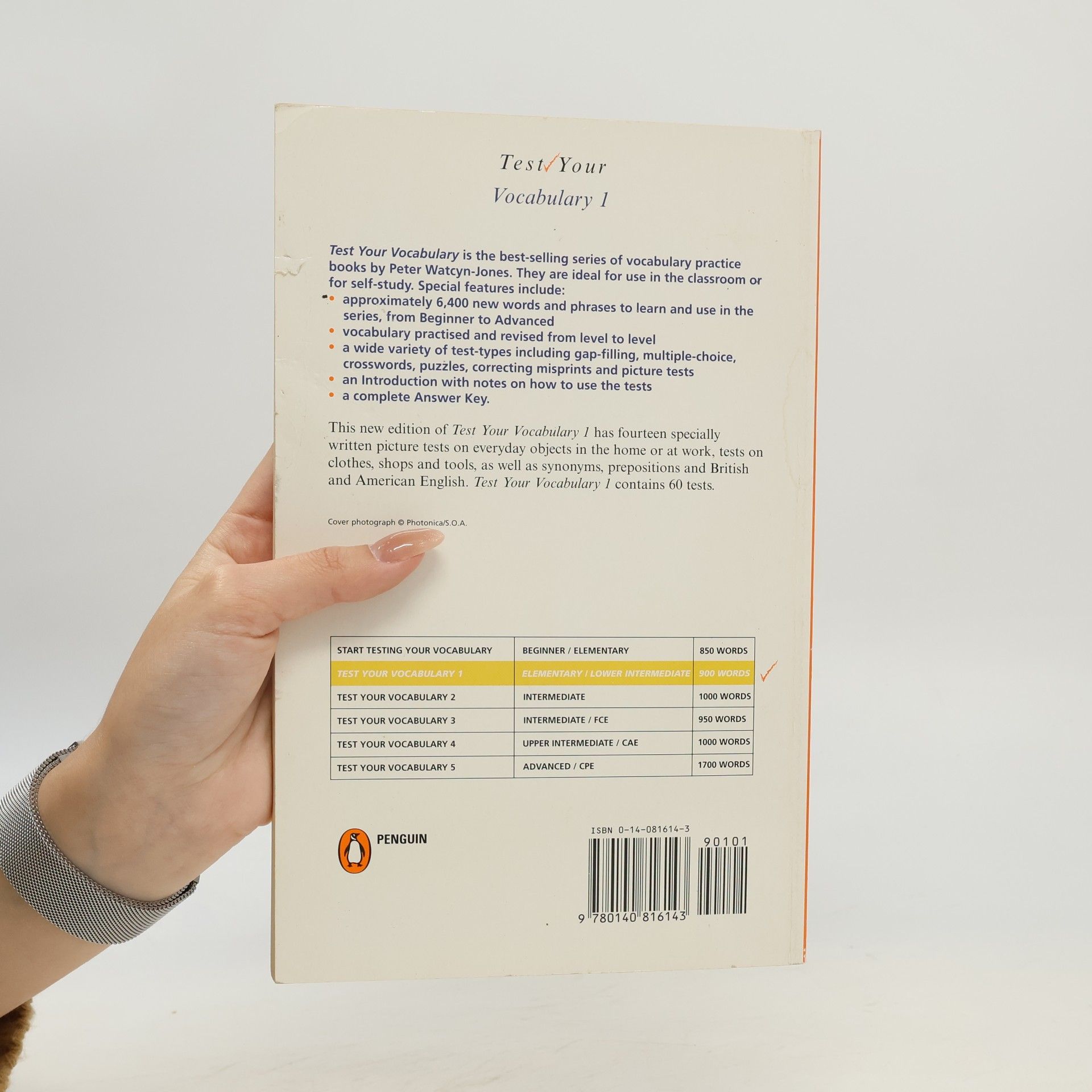 Peter Watcyn-Jones Test Your Vocabulary Series - 1: Test Your Vocabulary: New Edition: 10 New Tests