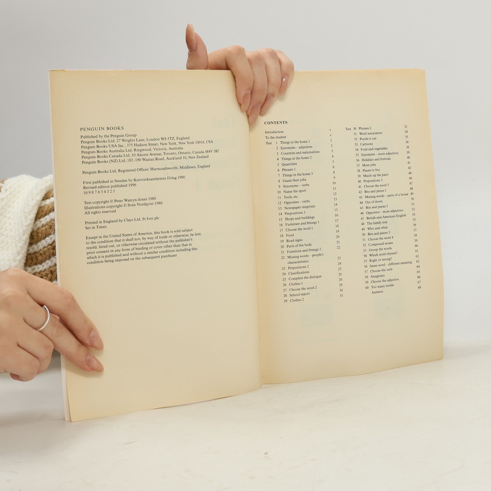 Peter Watcyn-Jones Test Your Vocabulary Series - 1: Test Your Vocabulary: New Edition: 10 New Tests
