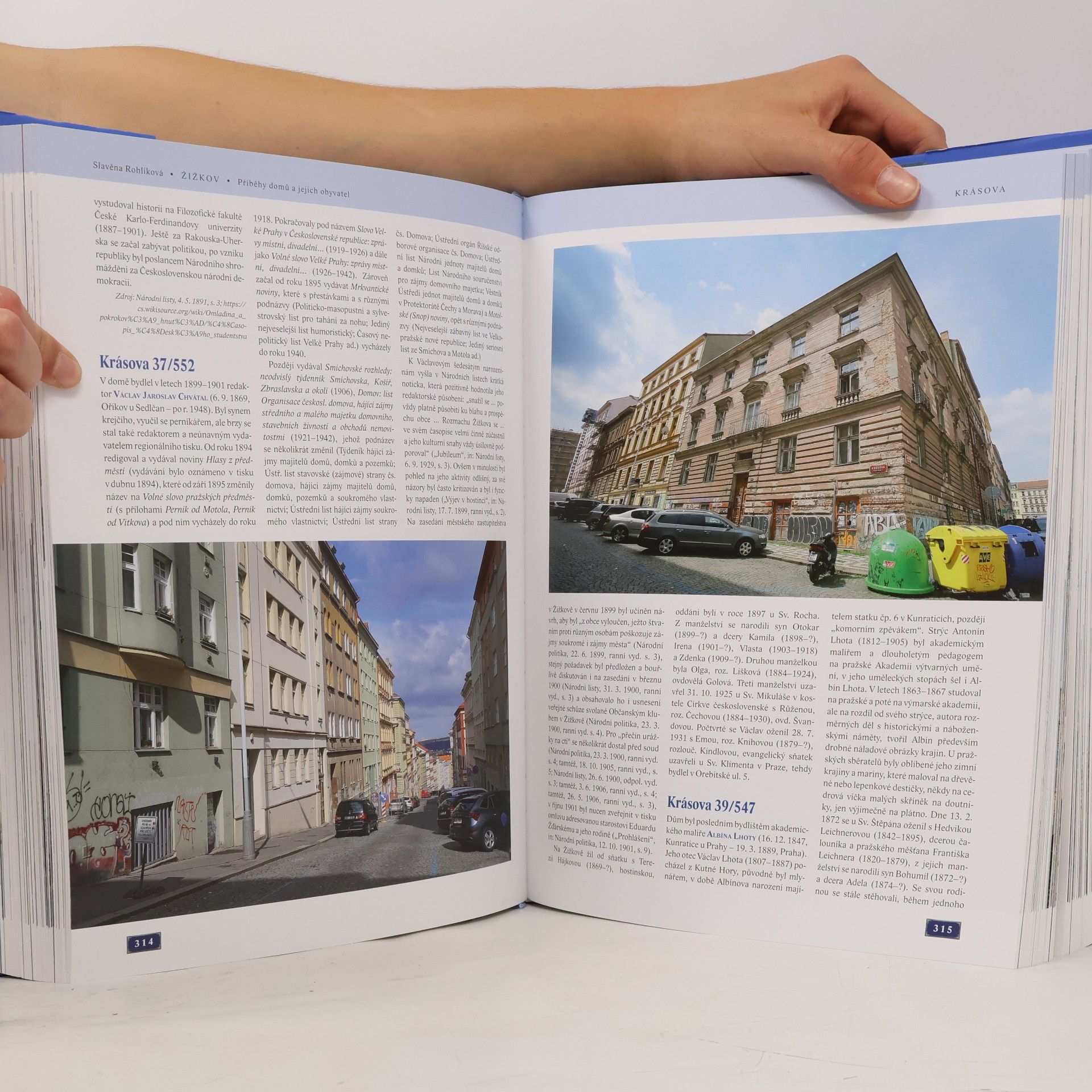 Slavěna Rohlíková Žižkov - Příběhy domů a jejich obyvatel