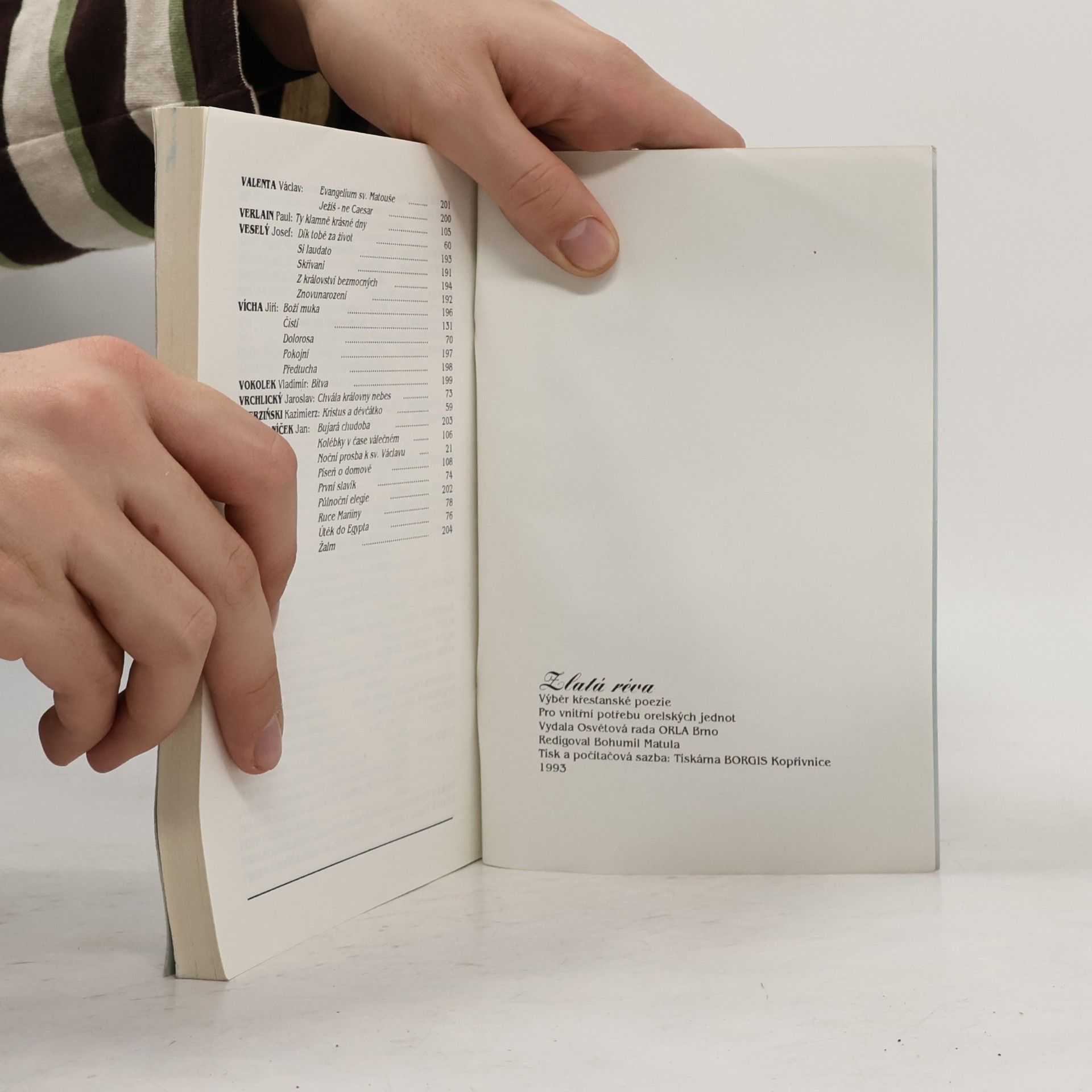 Various authors Zlatá réva. Výběr křesťanské poezie