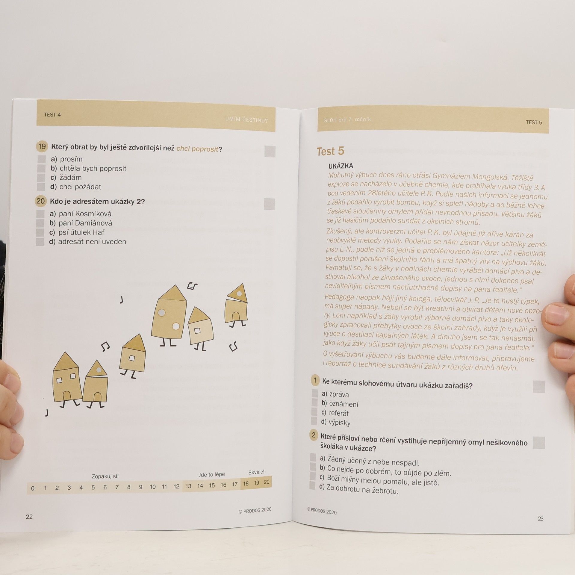 Hana Mikulenková Sloh: testy pro žáky 7. tříd