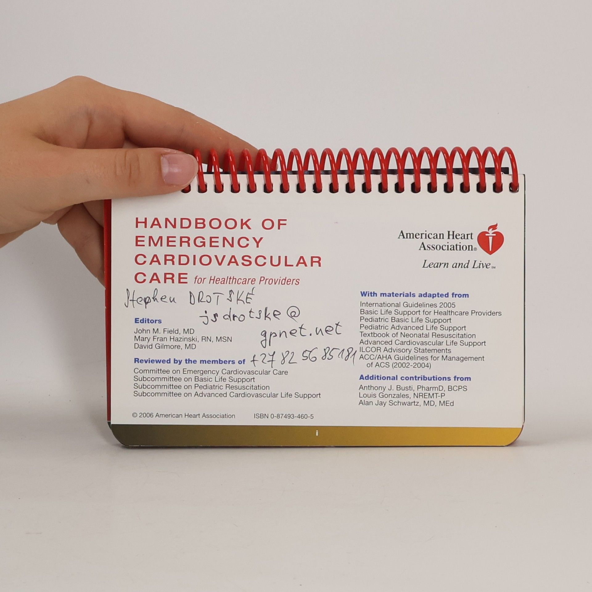 Mary Fran Hazinski Guidelines CPR ECC - 2005: Handbook of Emergency Cardiovascular Care