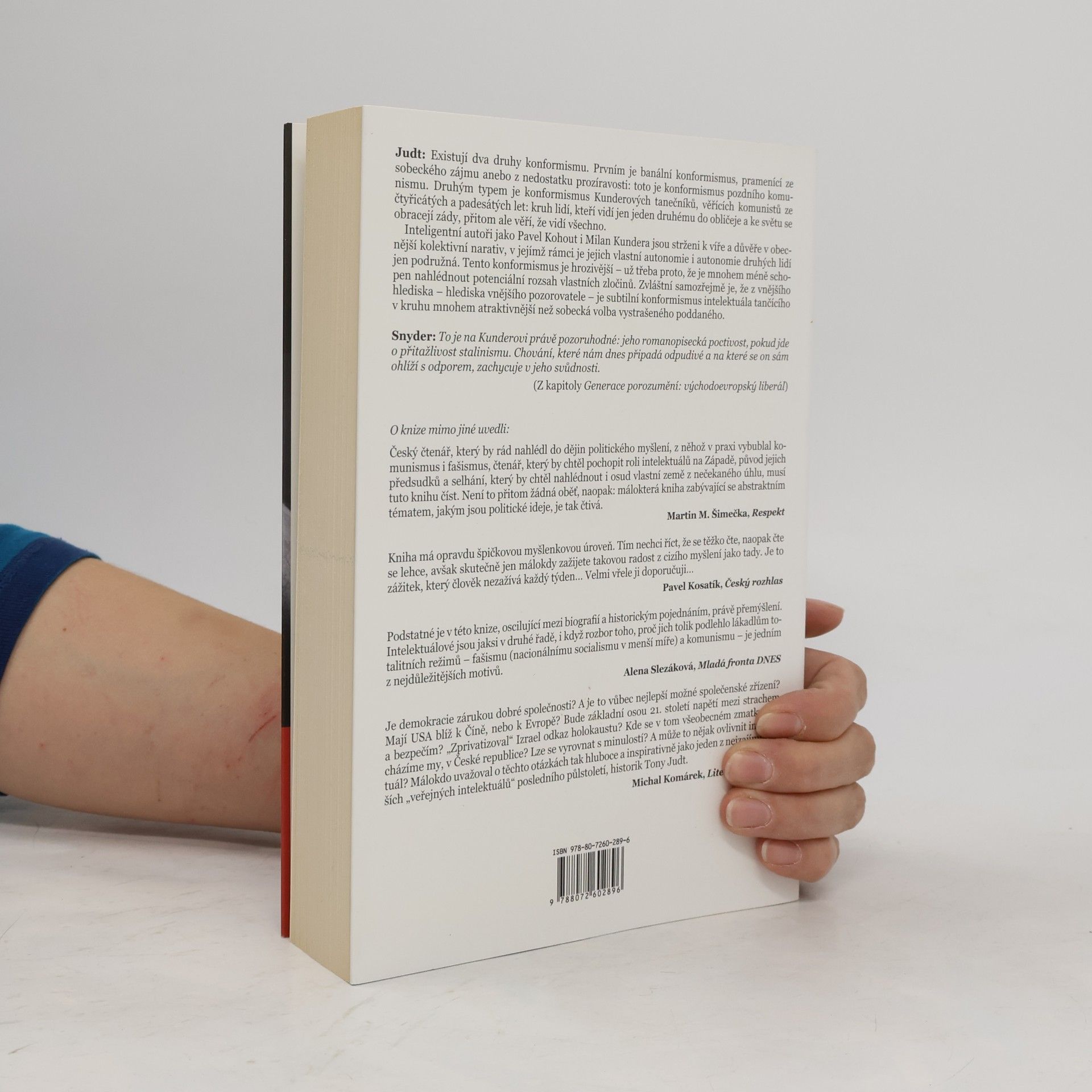 Timothy Snyder Intelektuál ve dvacátém století : rozhovor Timothyho Snydera s Tonym Judtem