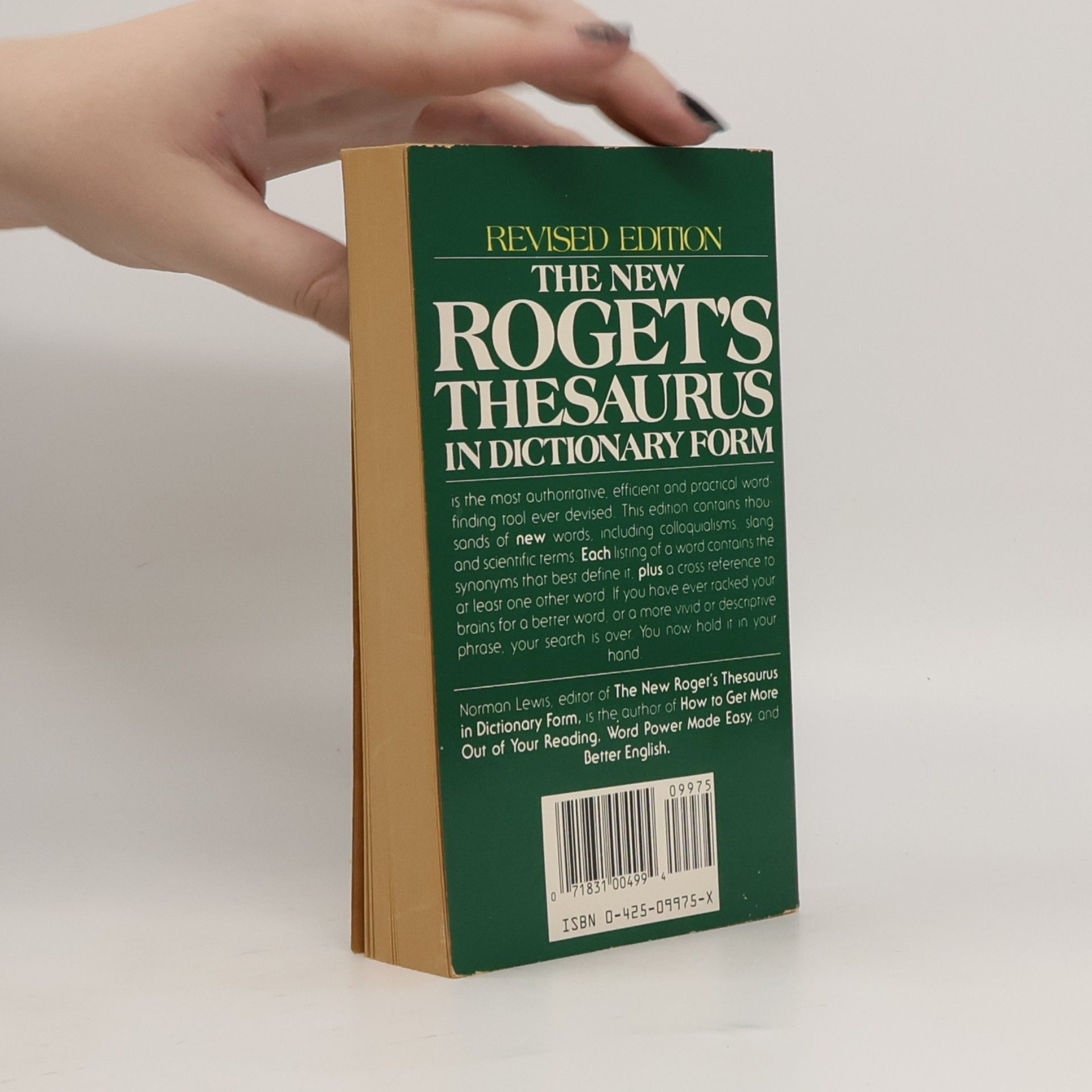 Norman Lewis The New Roget's Thesaurus in Dictionary Form