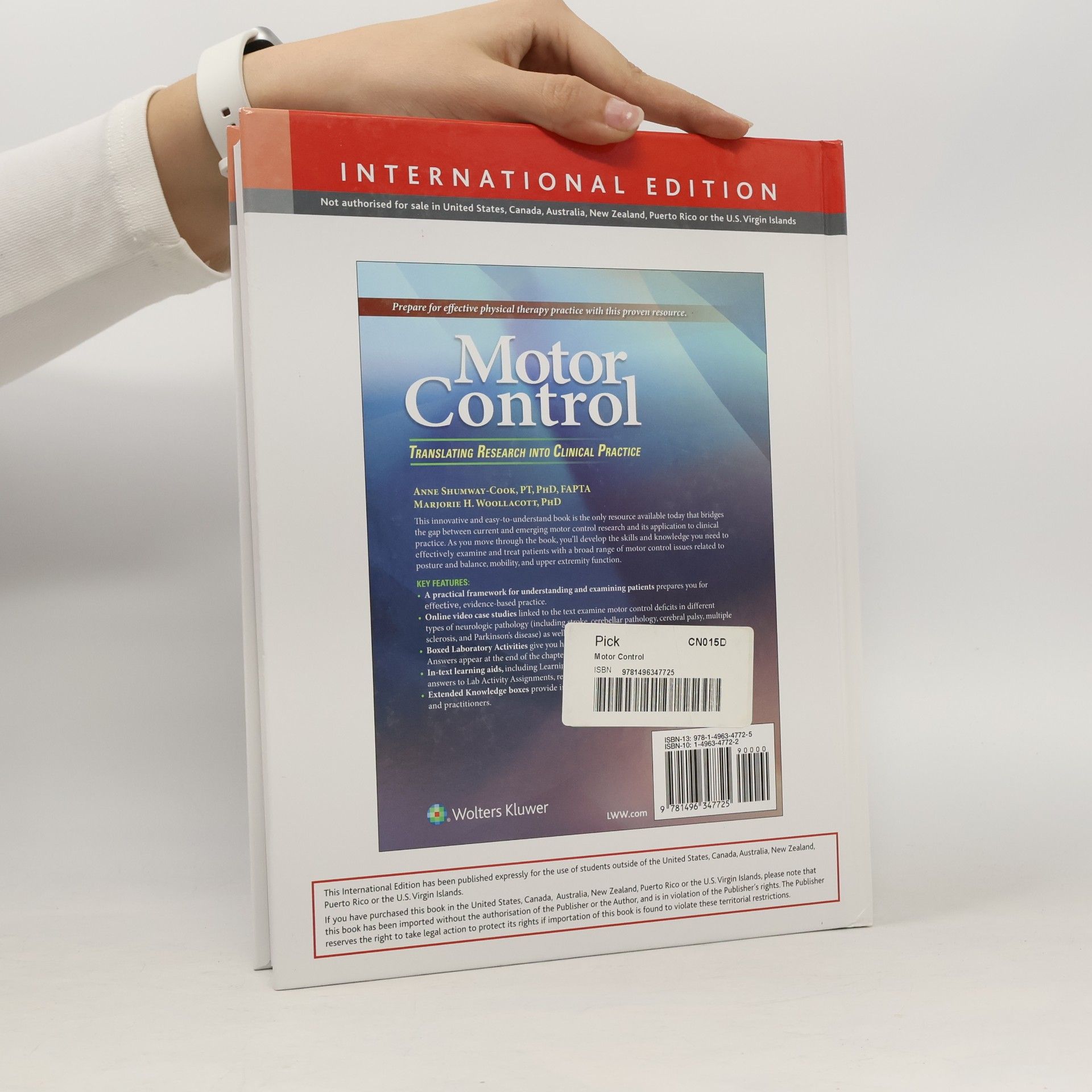 Anne Shumway-Cook Motor Control
