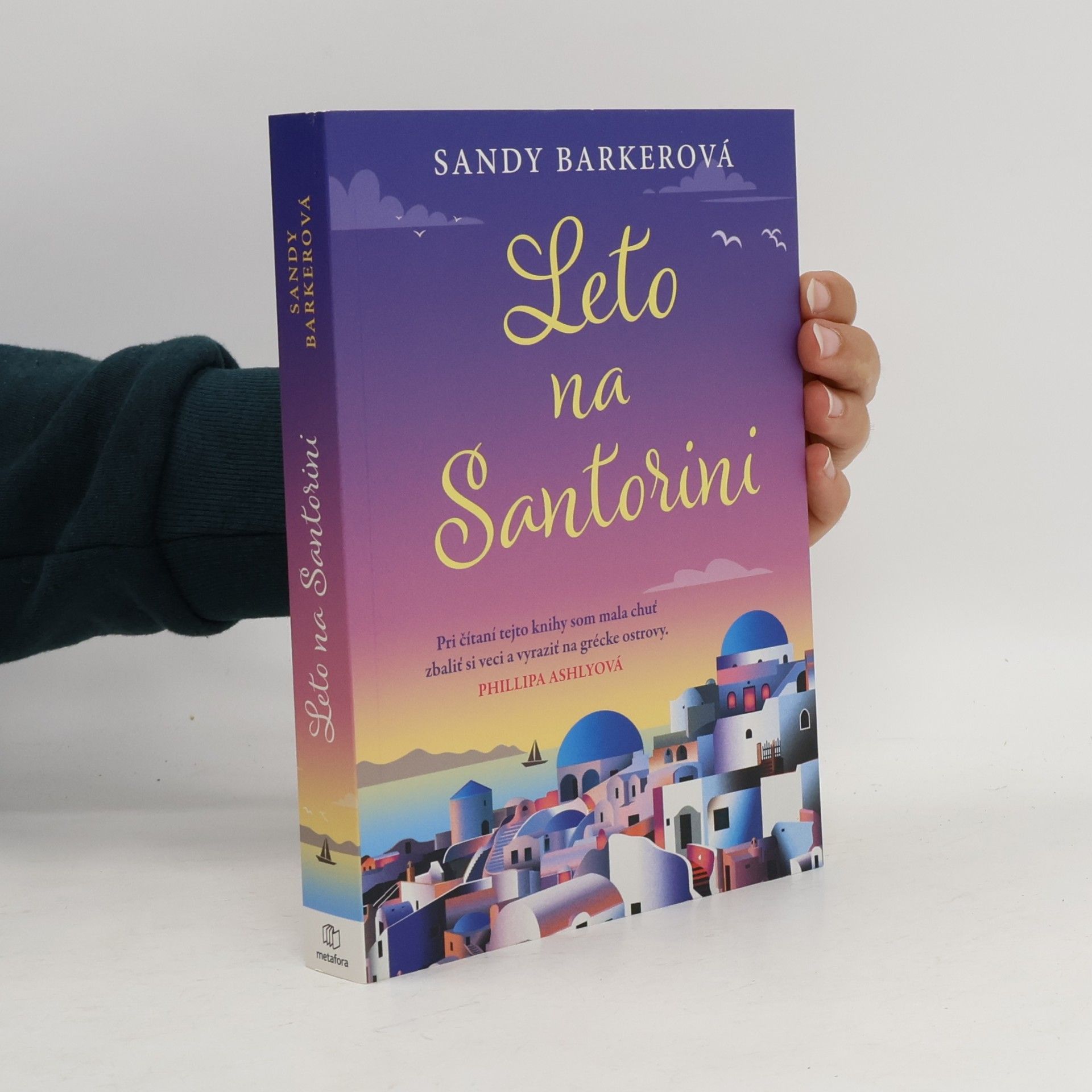 Sandy Barker Leto na Santorini