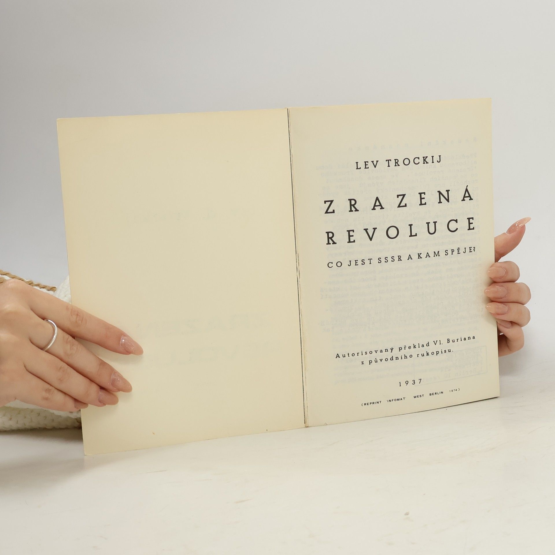 Lev Davidovič Trockij Zrazená revoluce