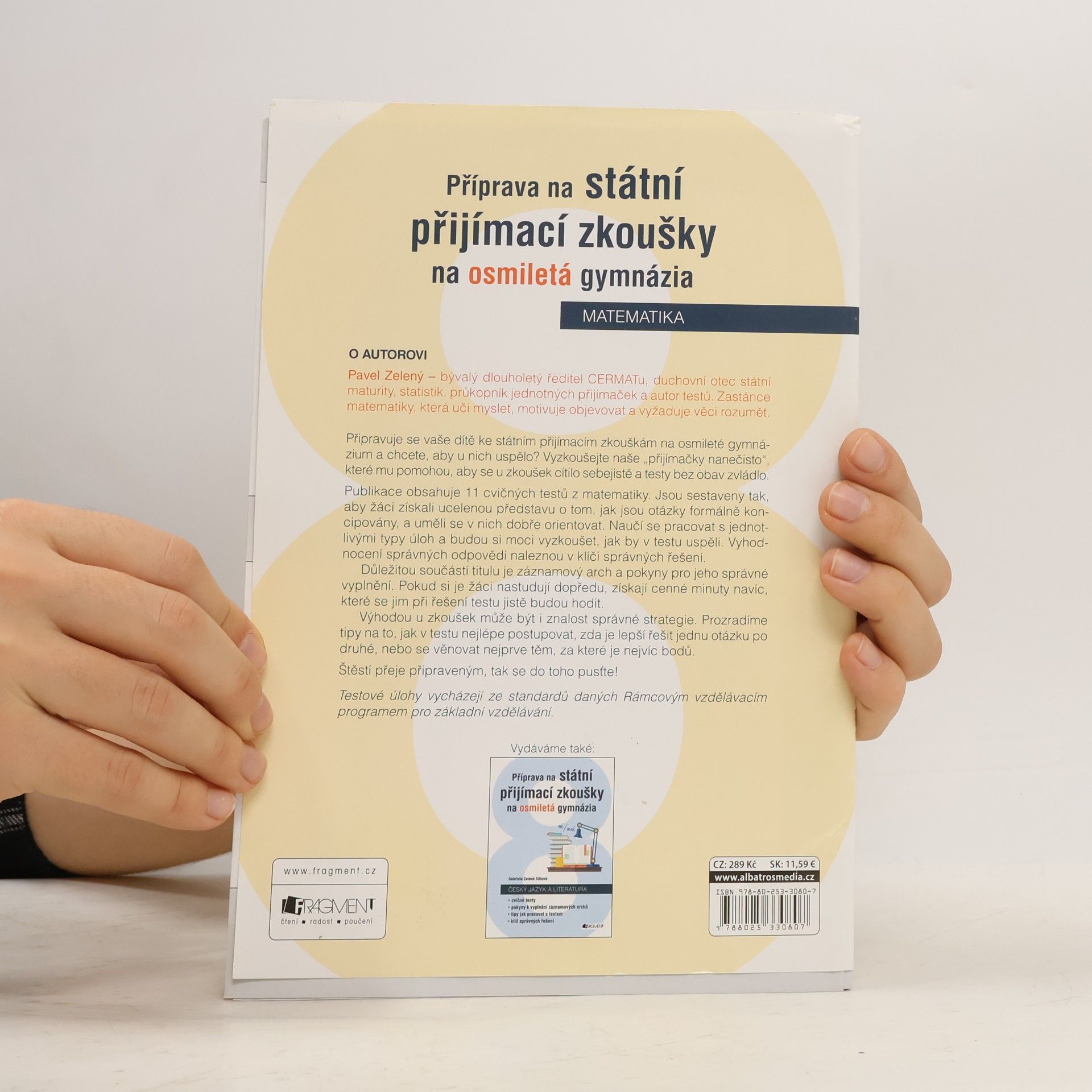 Pavel Zelený Příprava na státní přijímací zkoušky na osmiletá gymnázia. Matematika: Záznamové archy