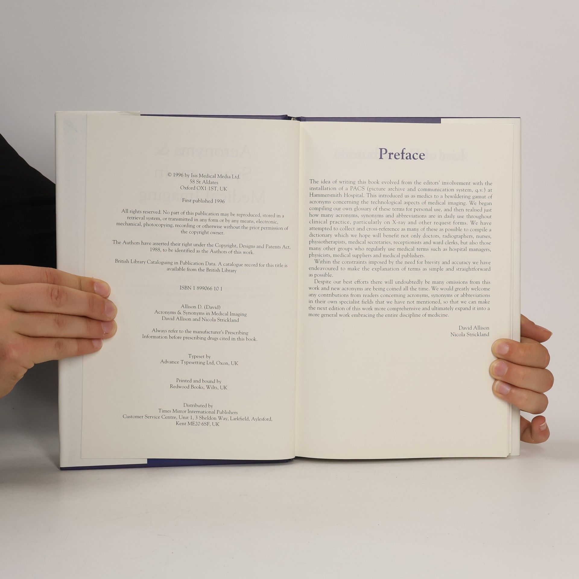 David Allison Acronyms and Synonyms in Medical Imaging