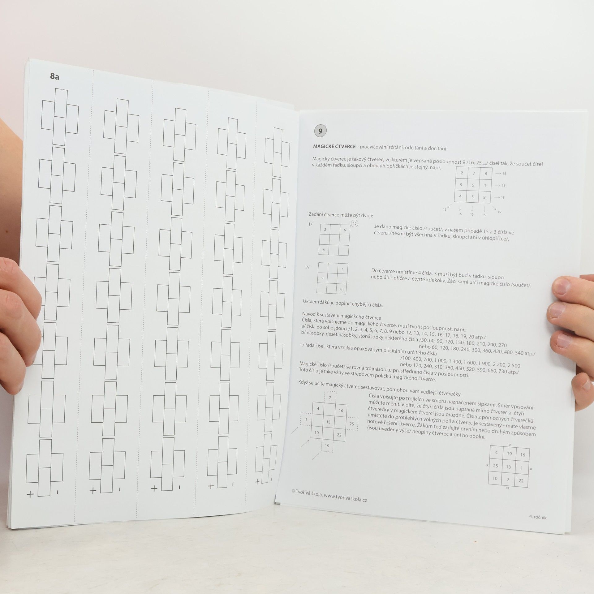 Marie Kostečková A Kol. Pracovní listy a šablony pro činnostní učení matematice ve 4. ročníku