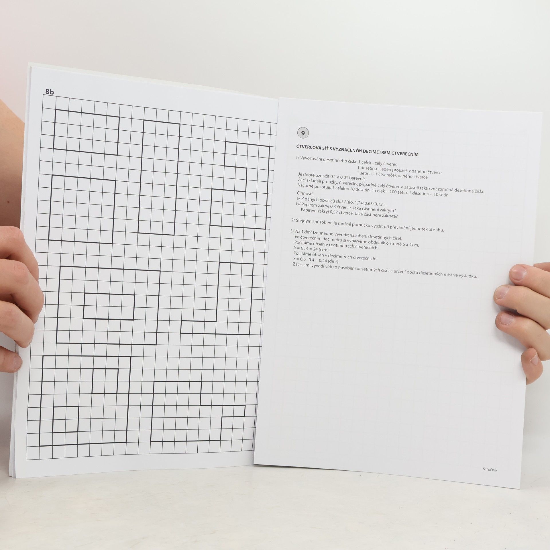 Marie Randáčková A Kol. Pracovní karty a šablony pro činnostní učení matematice v 6. ročníku