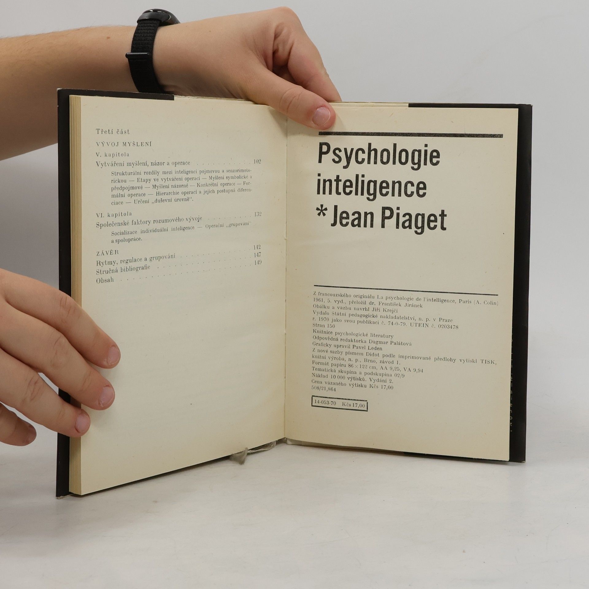 Jean Piaget Psychologie inteligence