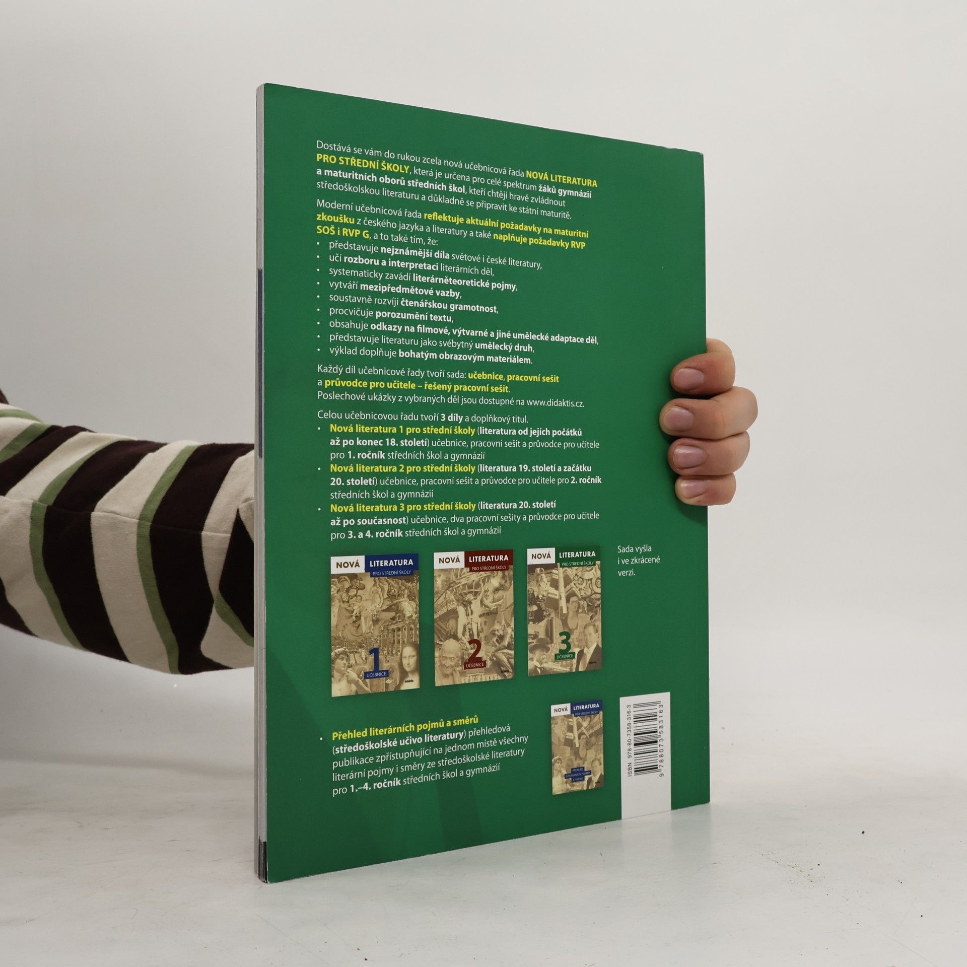 Jolana Fišarová Nová literatura 3 pro střední školy. Pracovní sešit 1