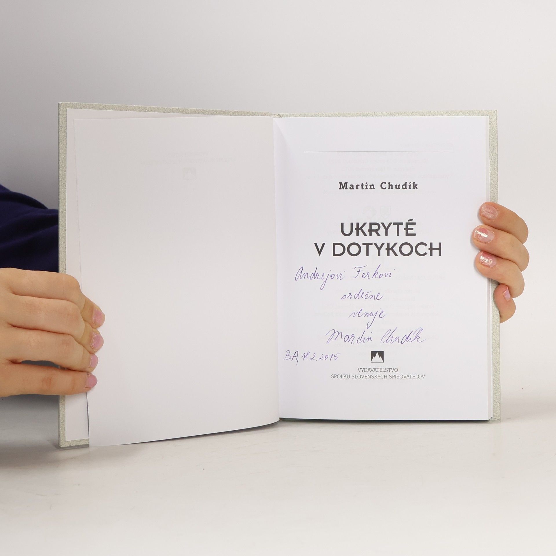 Martin Chudík Ukryté v dotykoch