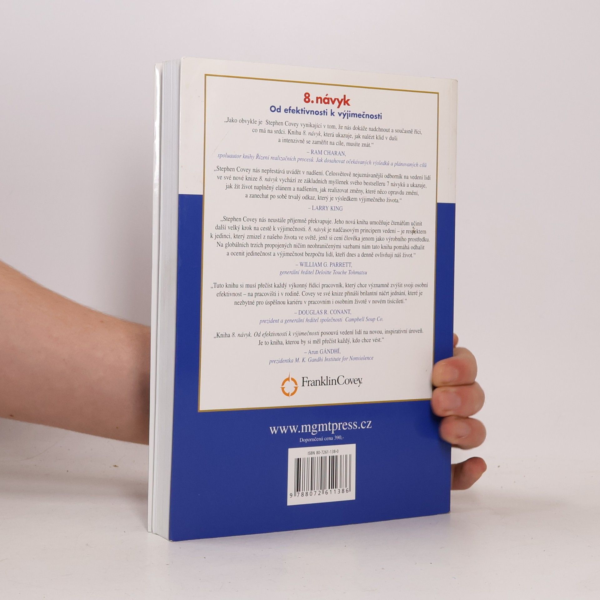Stephen R. Covey 8. návyk: Od efektivnosti k výjimečnosti