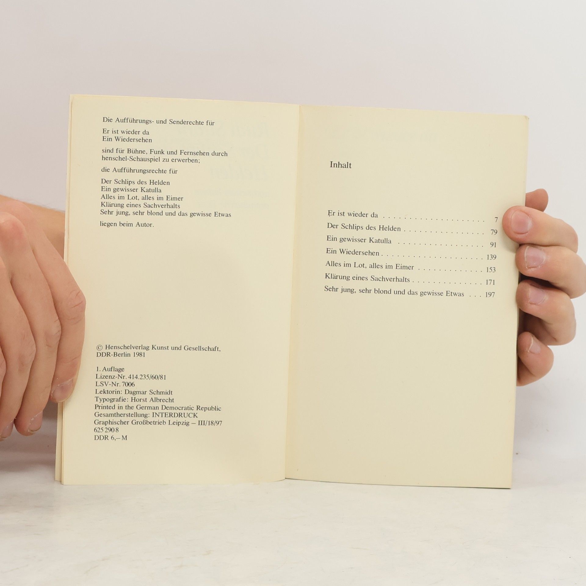Rudi Strahl Der Schlips des Helden und andere heitere dramatische Texte