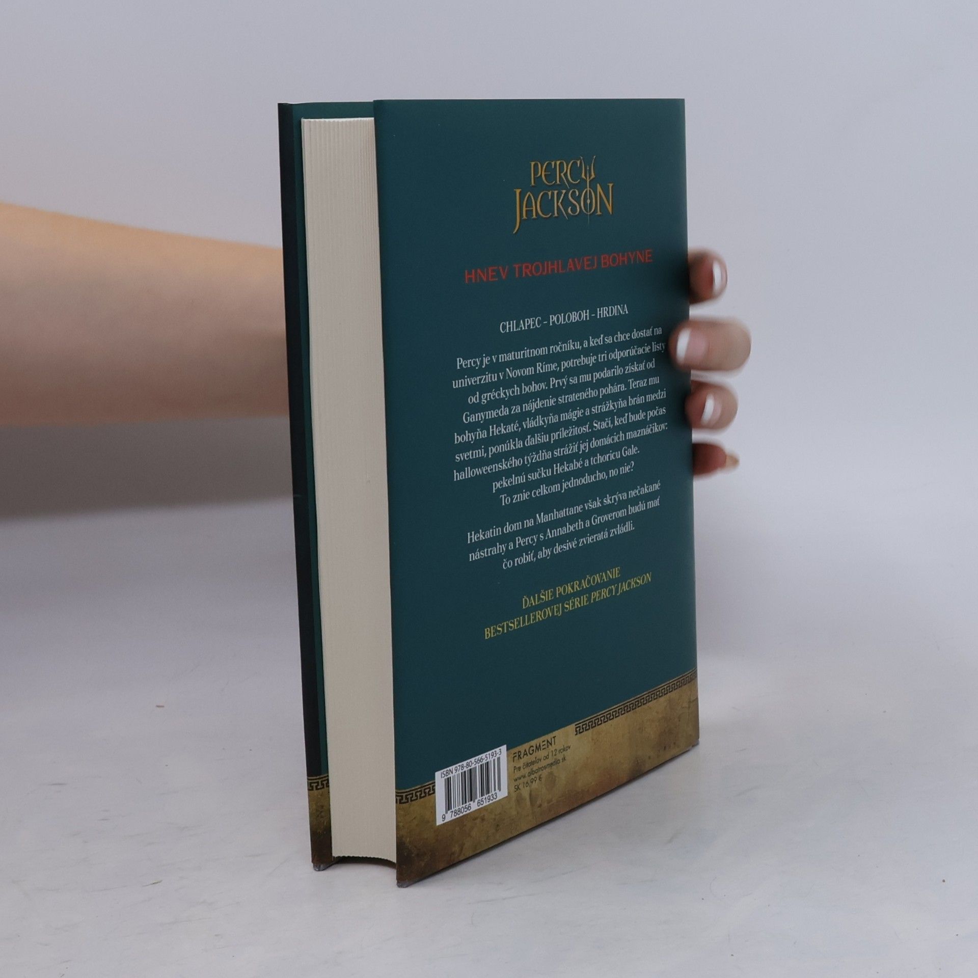Rick Riordan Hnev trojhlavej bohyne