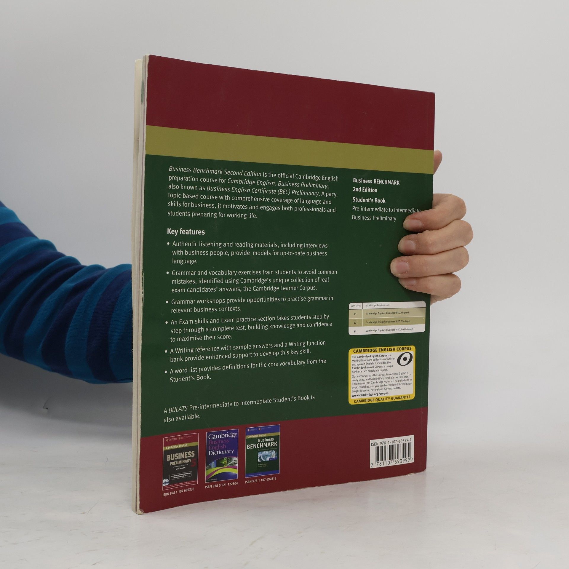Norman Whitby Business benchmark. Pre-intermediate to intermediate business preliminary. Student's book + Personal Study Book. 2nd Edition