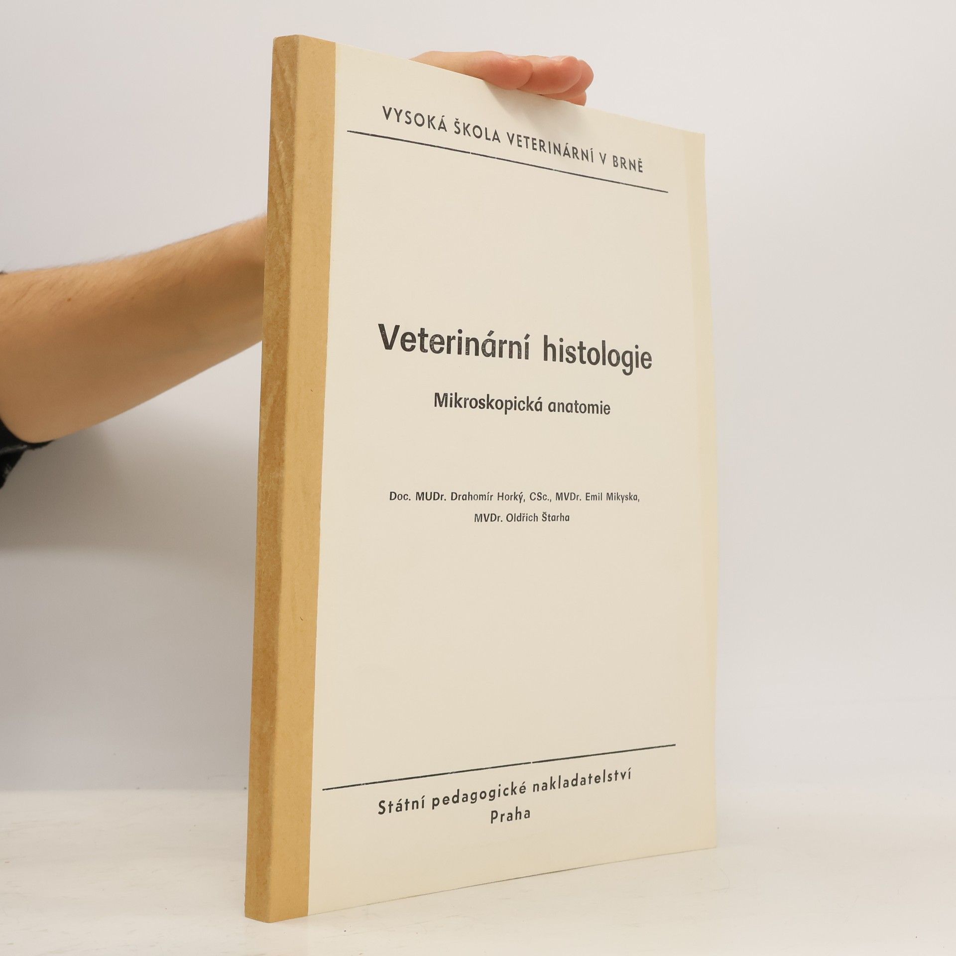 Oldřich Štarha Veterinární histologie