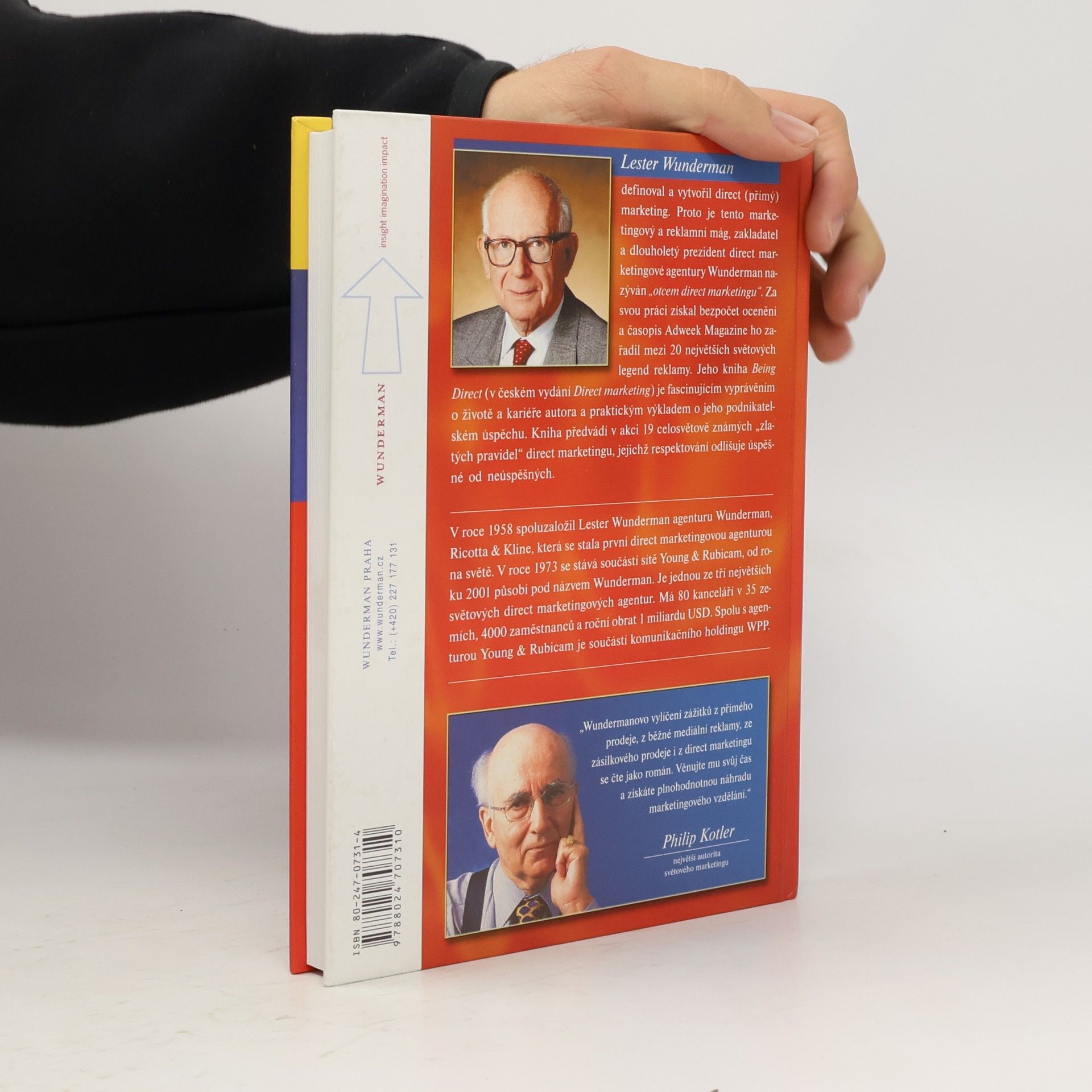 Lester Wunderman Direct marketing. Reklama, která se zaplatí
