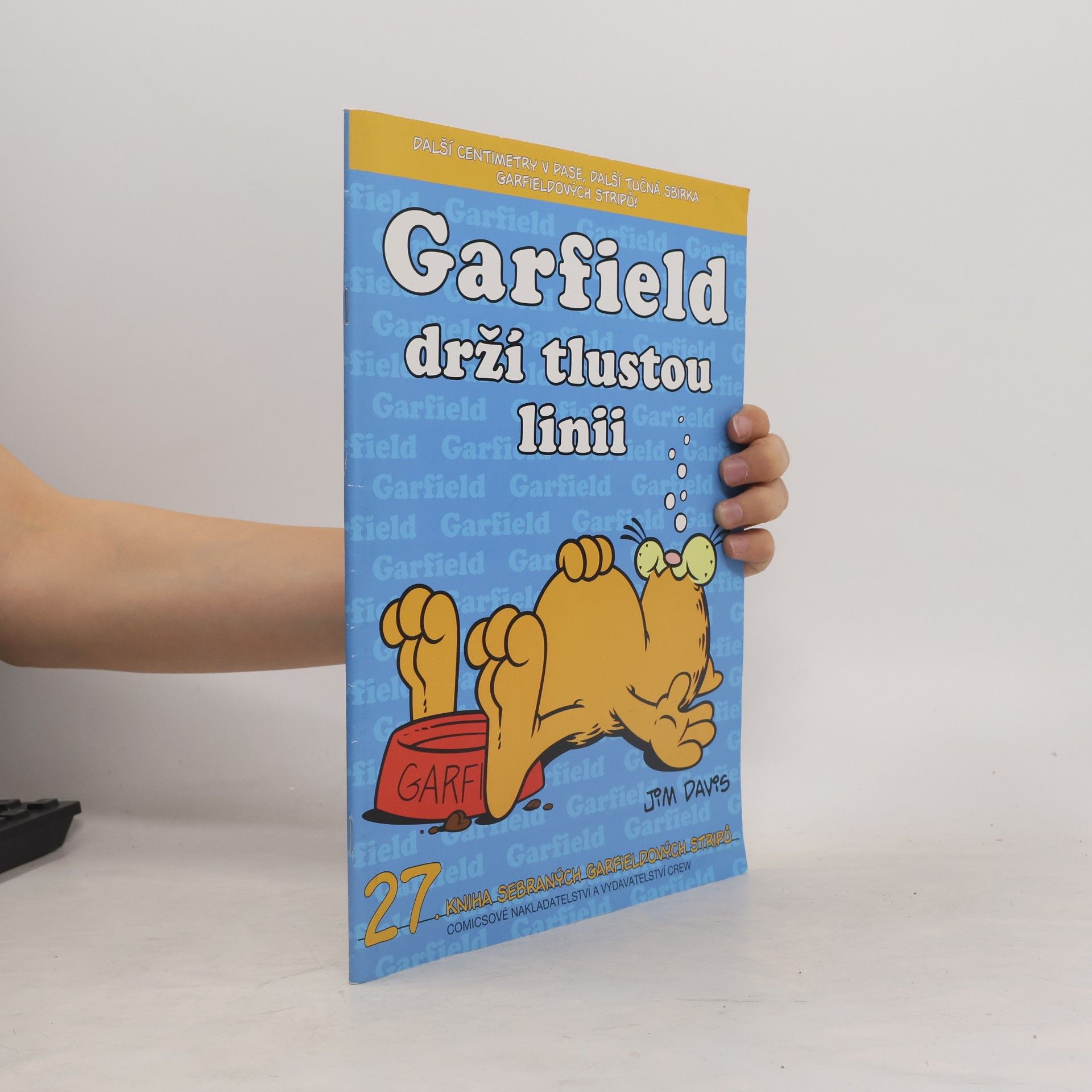 Jim Davis Garfield drží tlustou linii