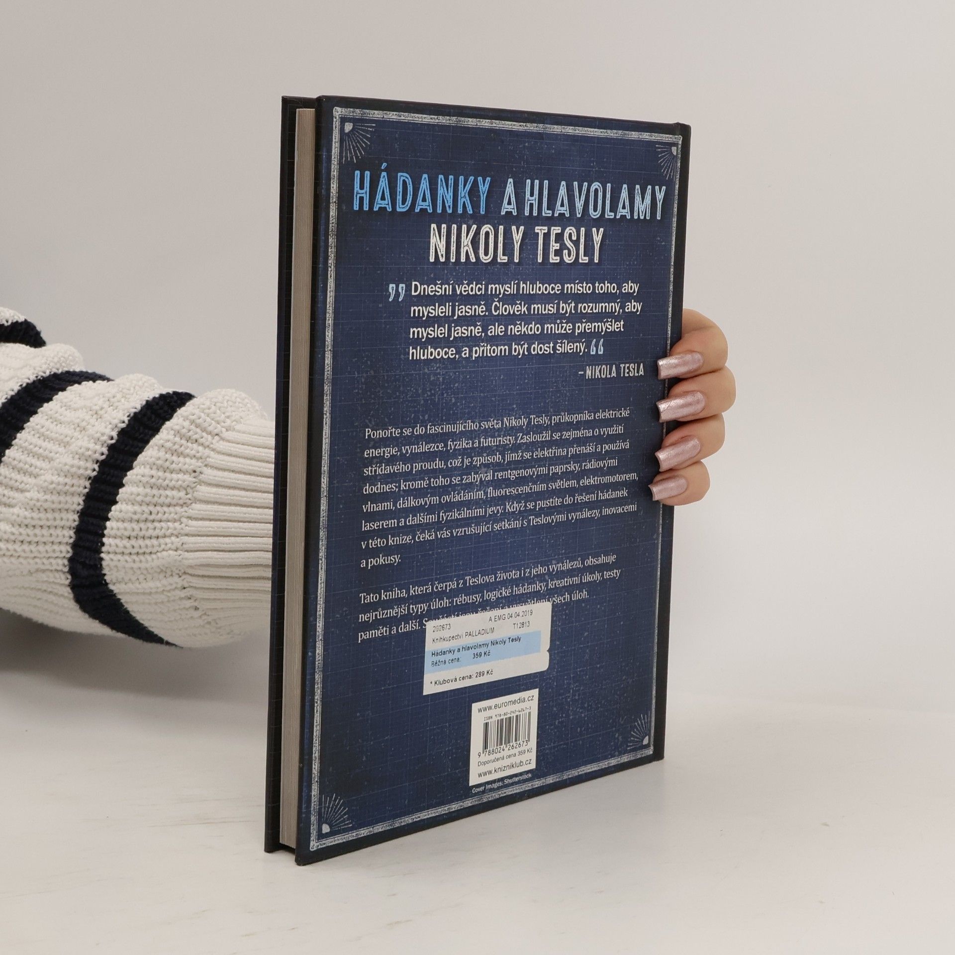 Richard Wolfrik Galland Hádanky a hlavolamy Nikoly Tesly. Elektrizující sbírka úloh, šifer a hádanek