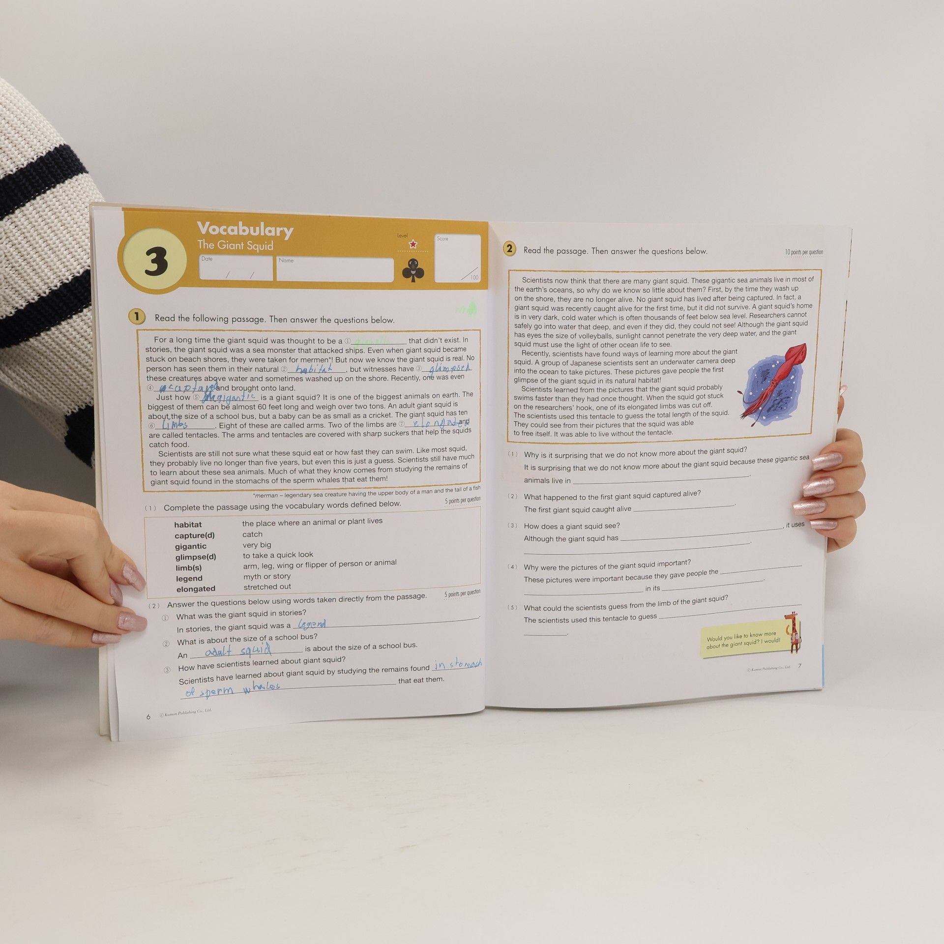 Eno Sarris Kumon Reading Workbooks: Grade 5 Reading