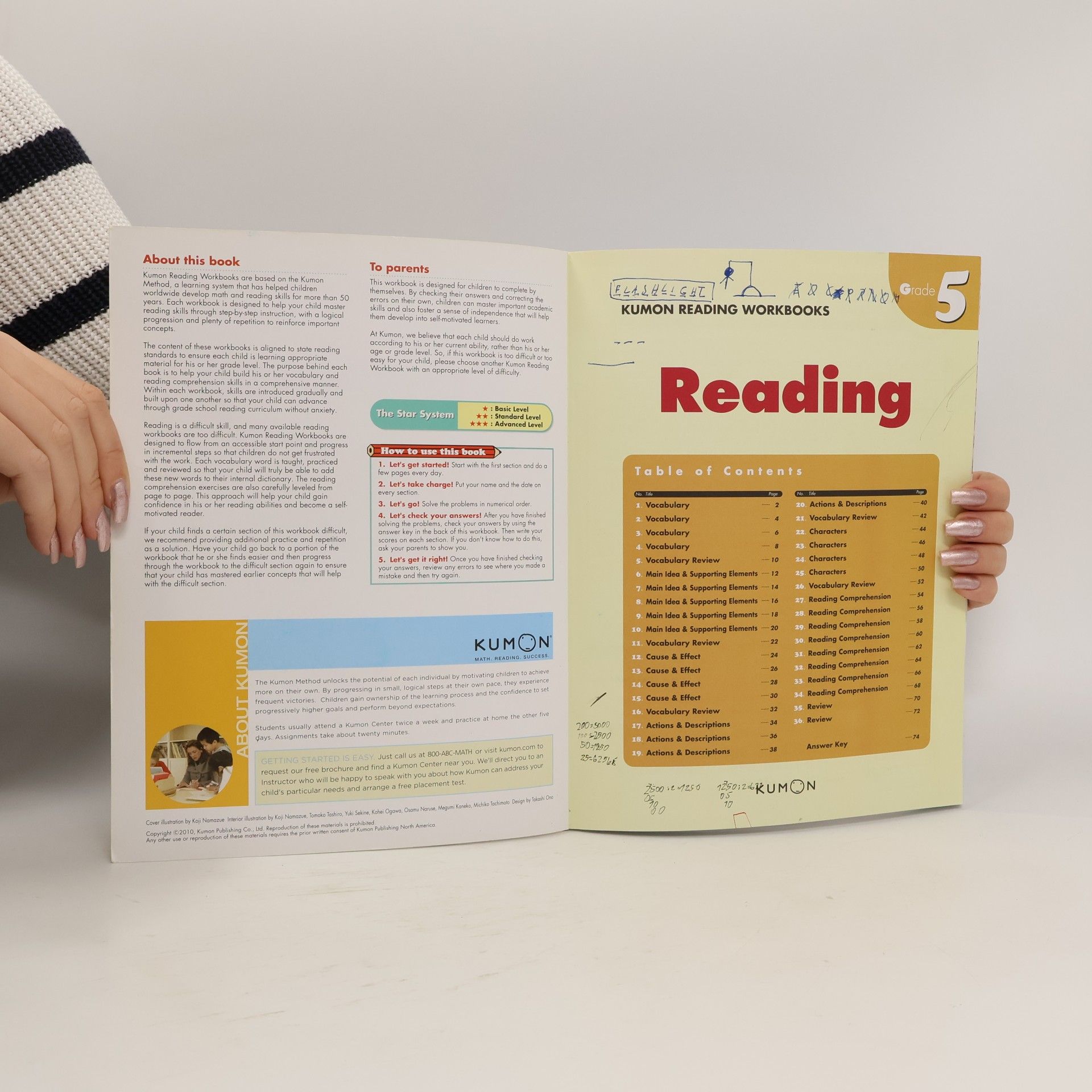 Eno Sarris Kumon Reading Workbooks: Grade 5 Reading