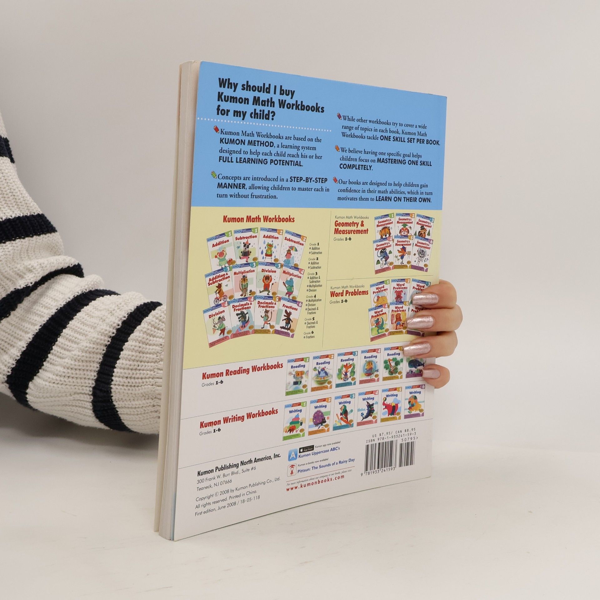 Kumon Publishing Kumon Math Workbooks: Grade 5 Decimals and Fractions