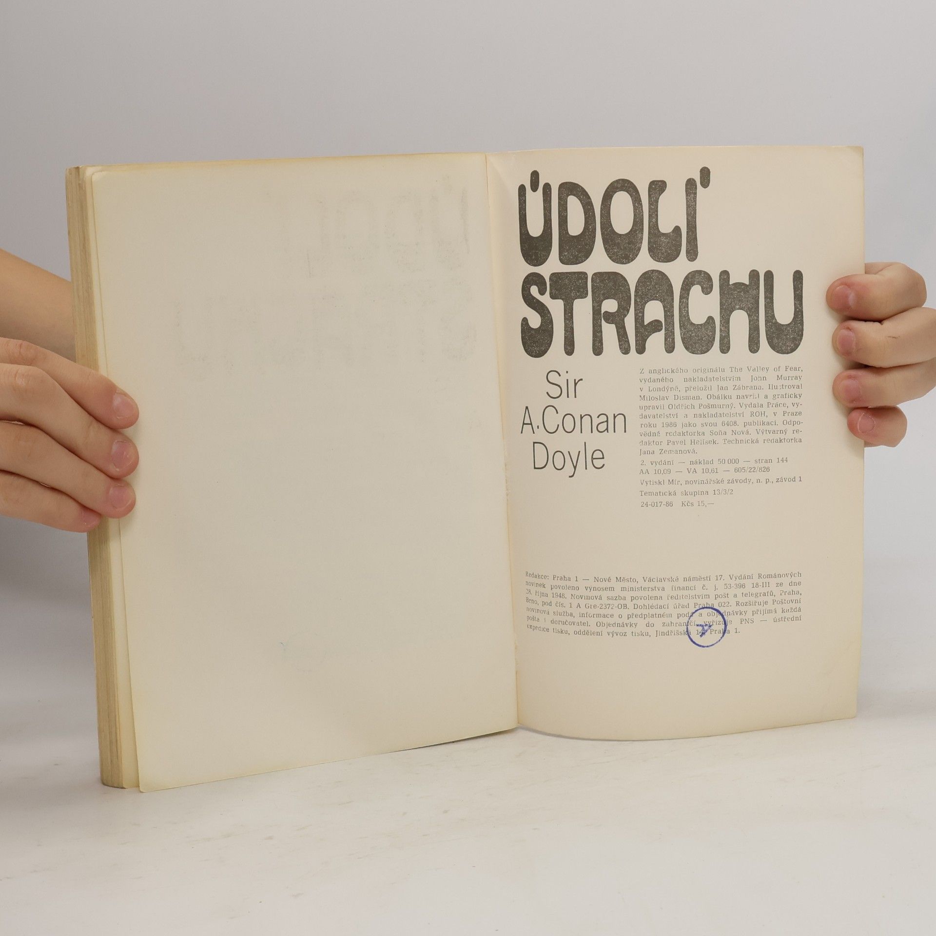 Arthur Conan Doyle Údolí strachu