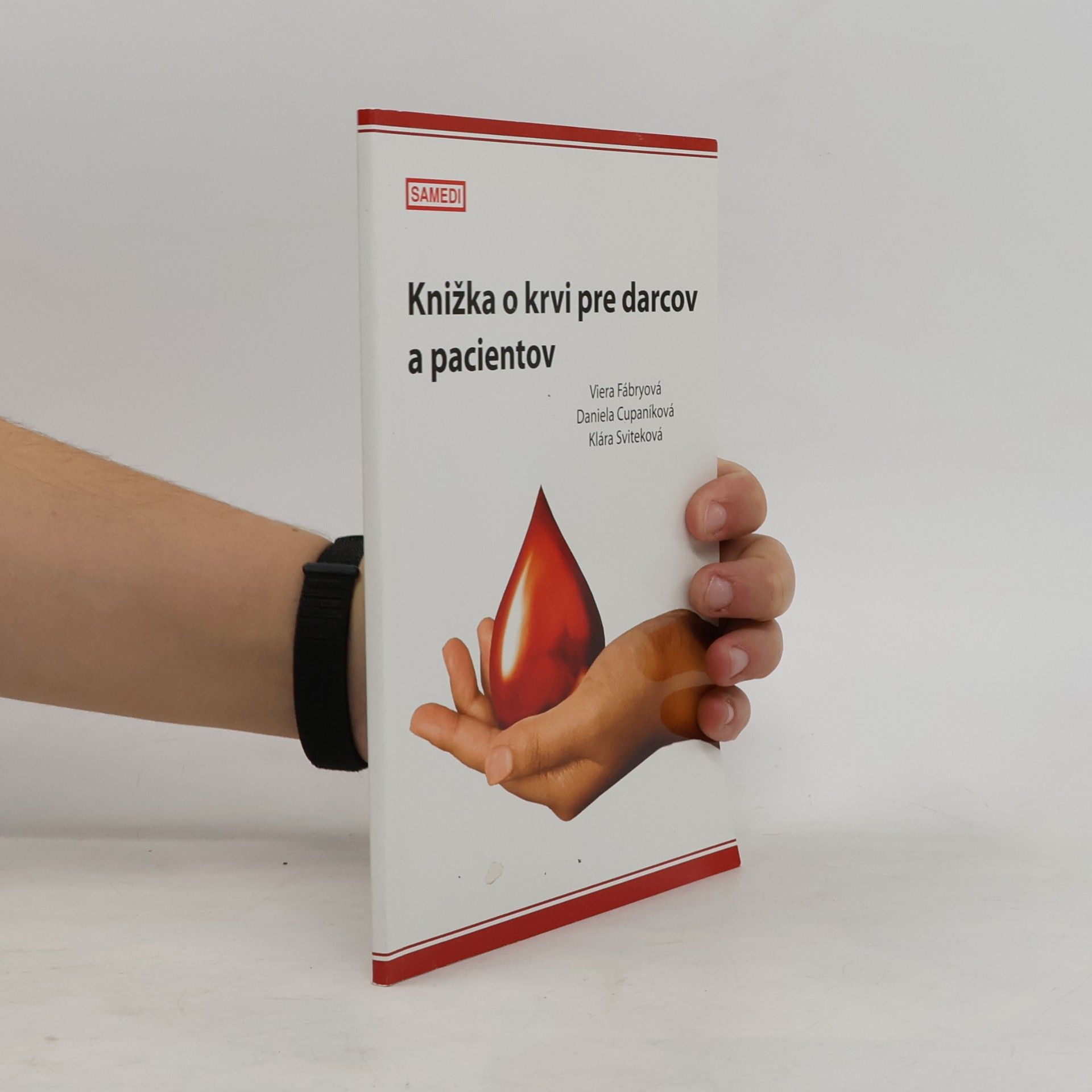 Viera Cupaníková Knižka o krvi pre darcov a pacientov