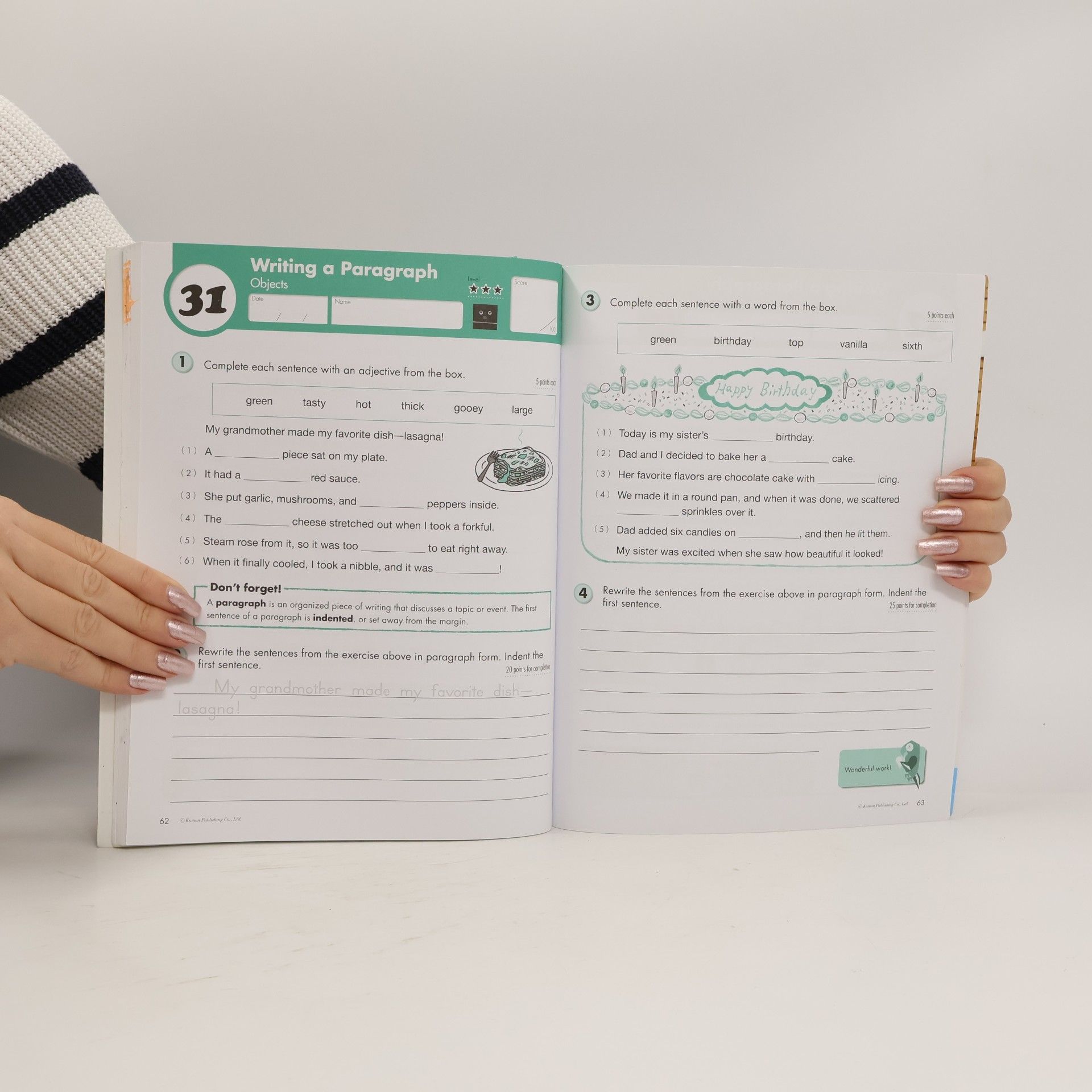 Kumon Publishing North America Grade 3 Writing