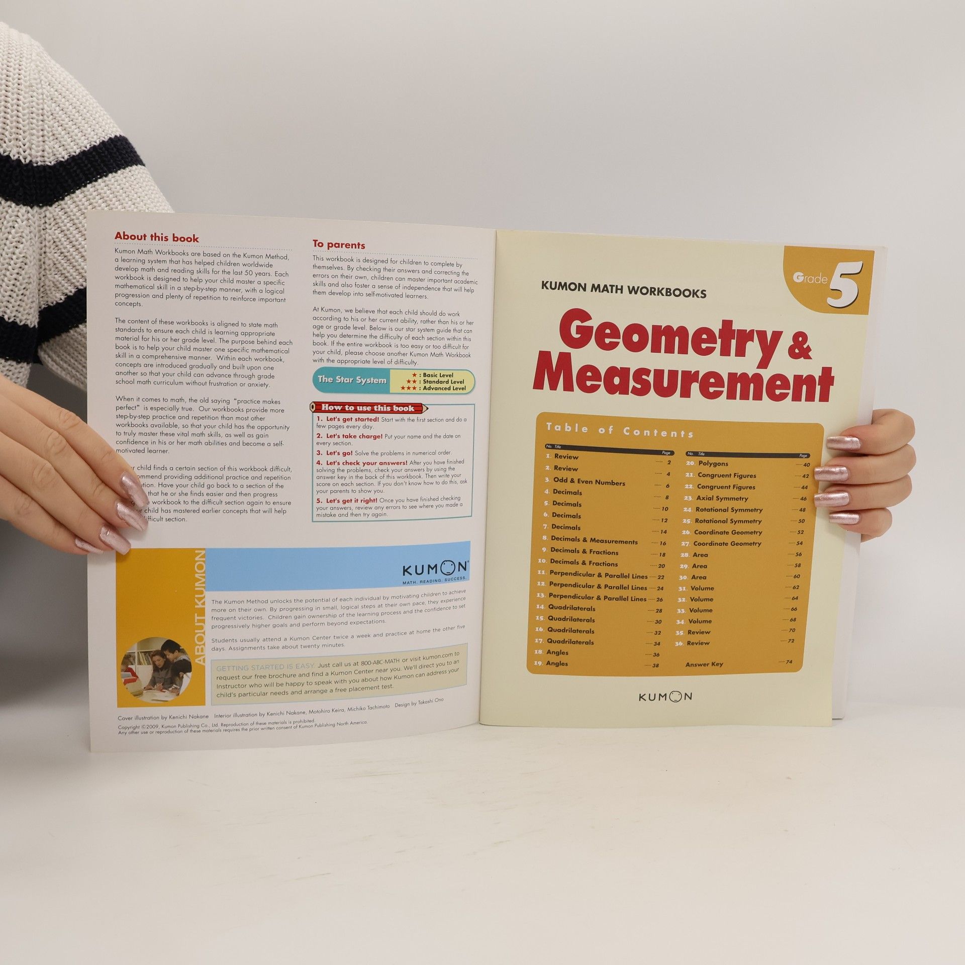 Kumon Publishing Kumon Math Workbooks: Grade 5 Geometry and Measurement