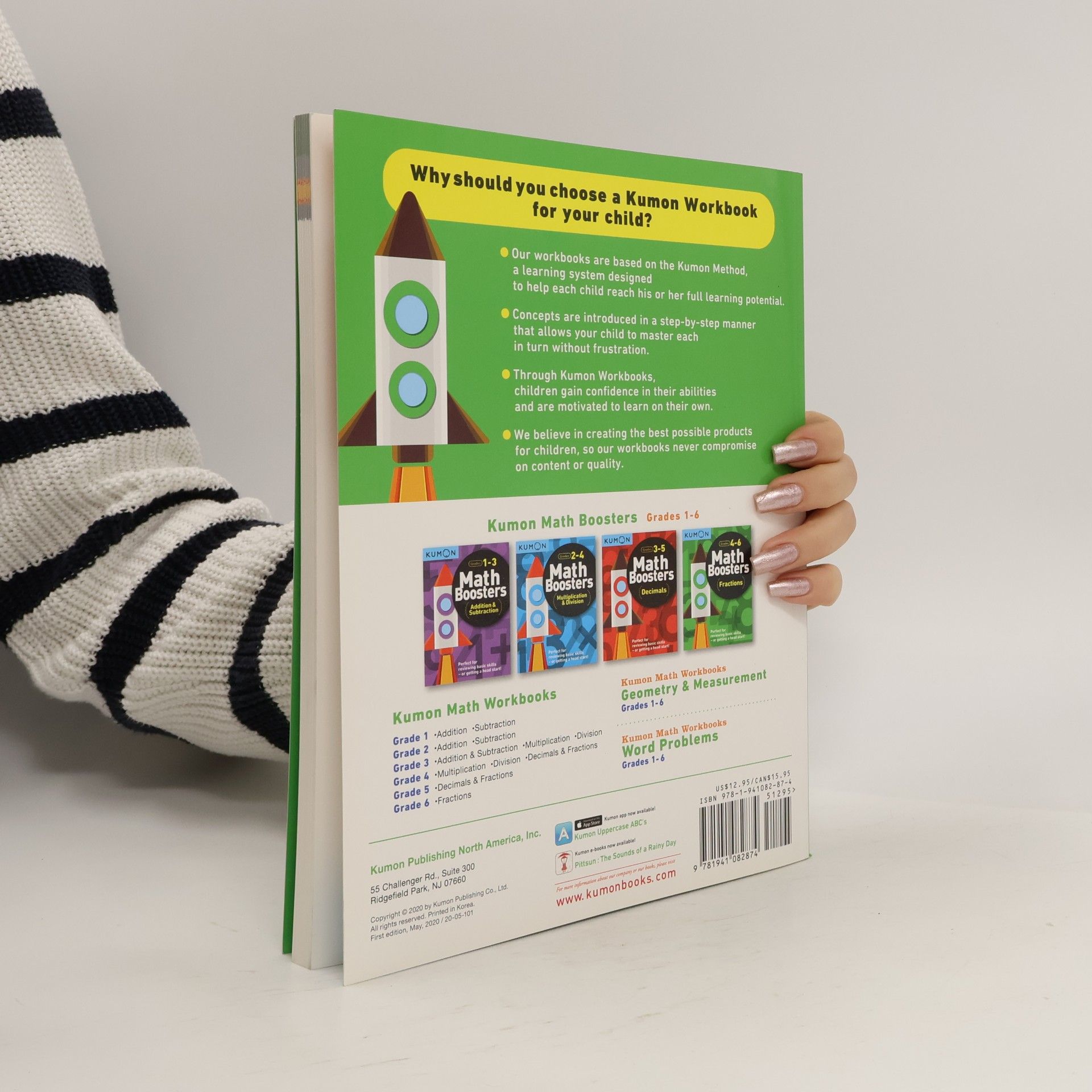 Kumon Publishing Math Boosters: Fractions (Grades 4-6)