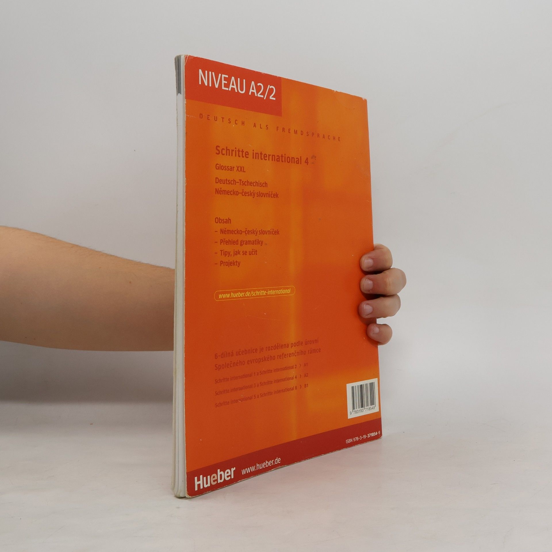 Autorenkollektiv Schritte international 4 : Glossar XXL : Deutsch-Tschechisch, Německo-český slovníček : Niveau A2