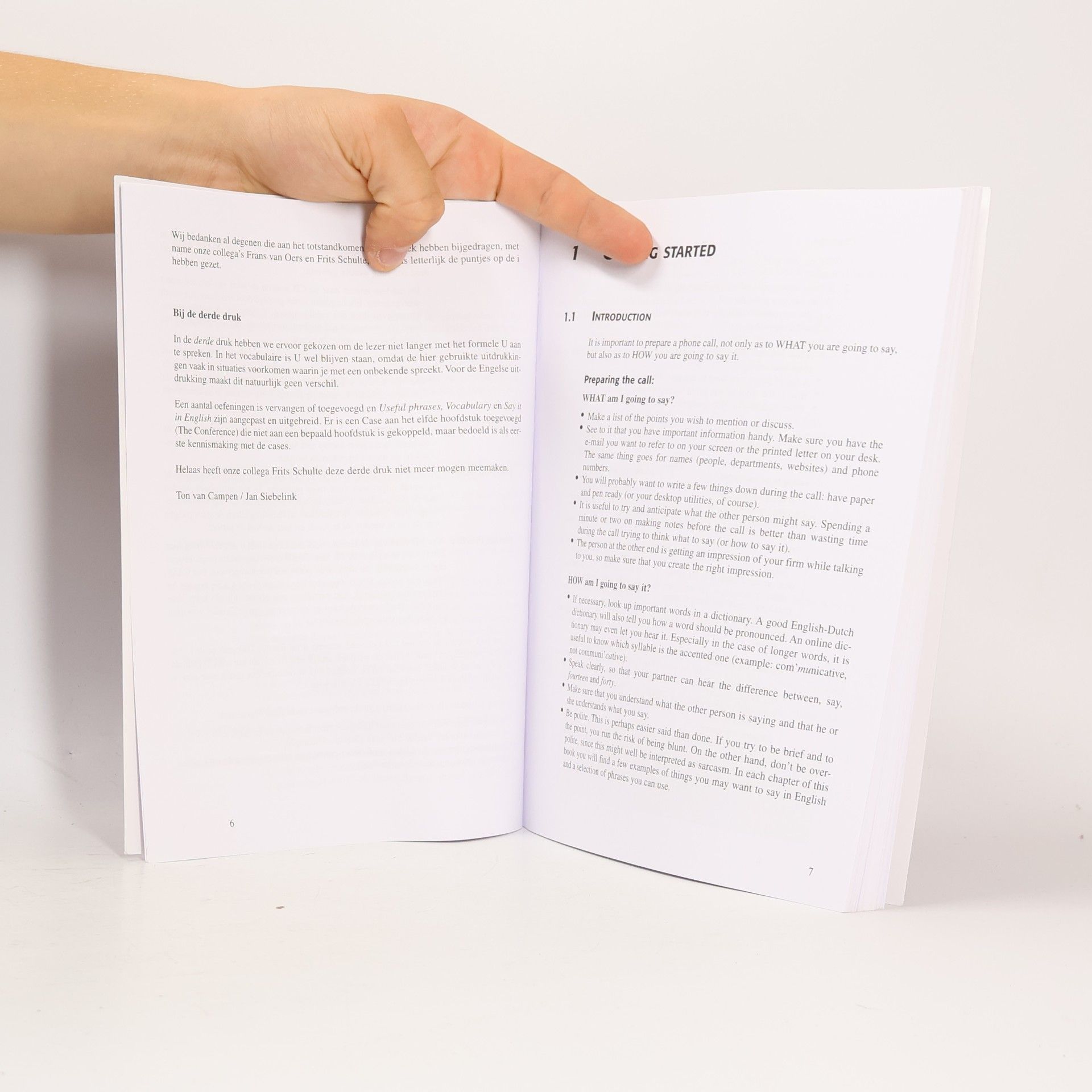 Ton van Campen Telephone Business: Telephone Skills at Intermediate to Advanced Level