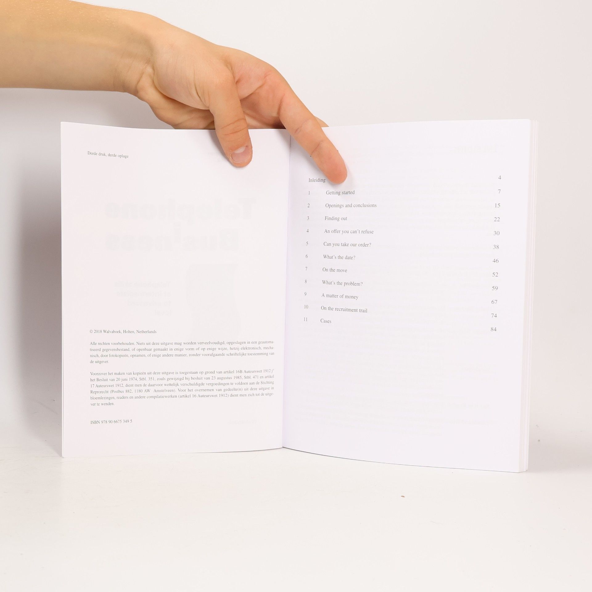 Ton van Campen Telephone Business: Telephone Skills at Intermediate to Advanced Level