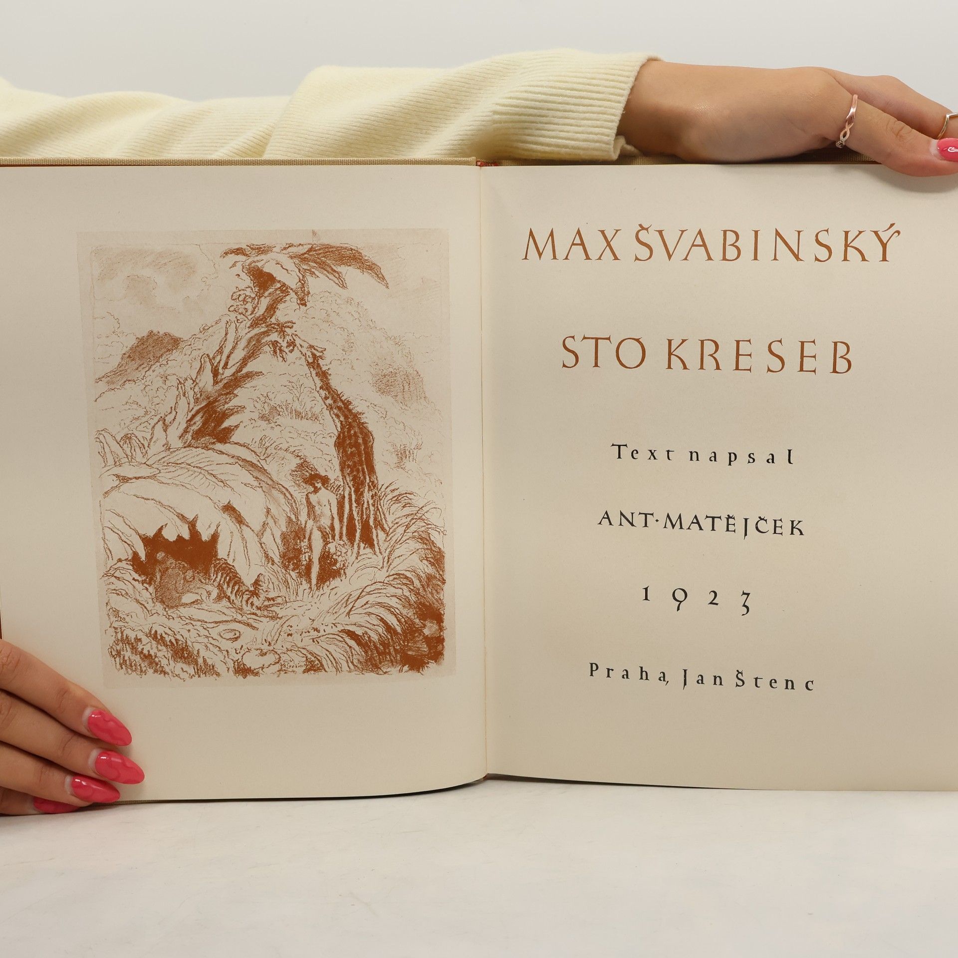 Max Švabinský Sto kreseb