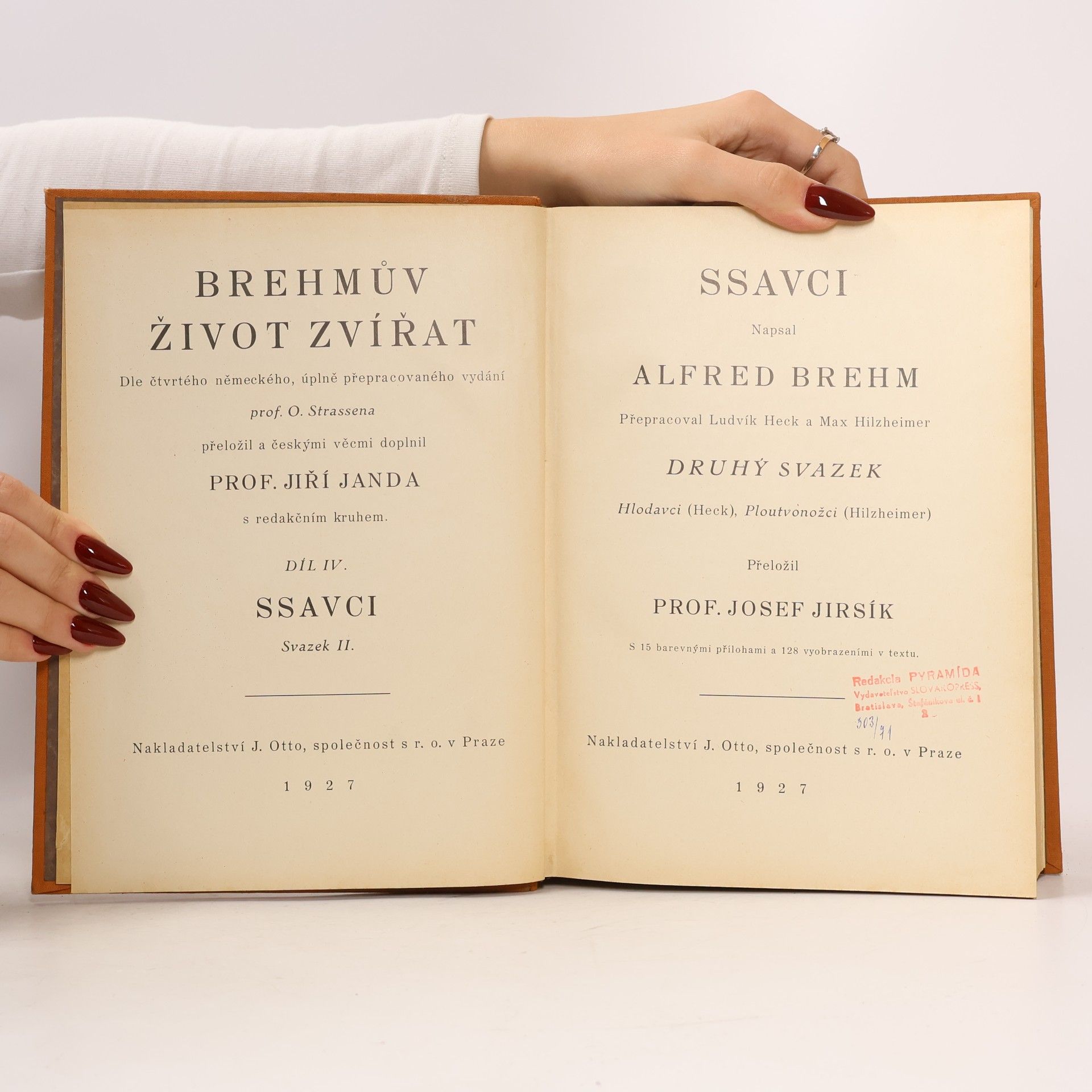 Alfred Edmund Brehm Brehmův život zvířat IV. Savci 2