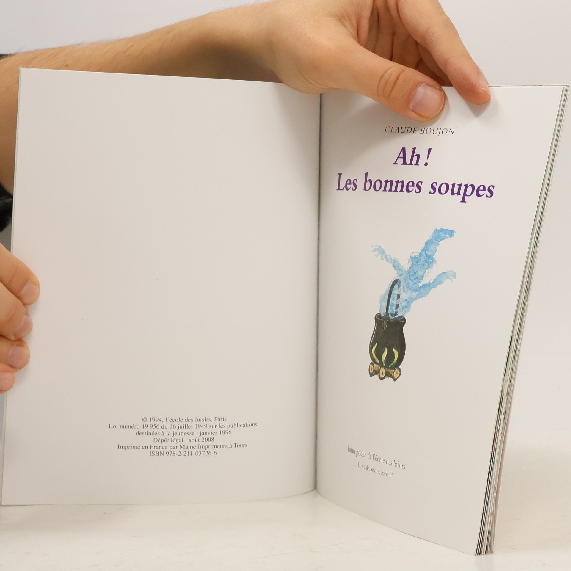 Claude Boujon Lutin poche: Ah ! les bonnes soupes