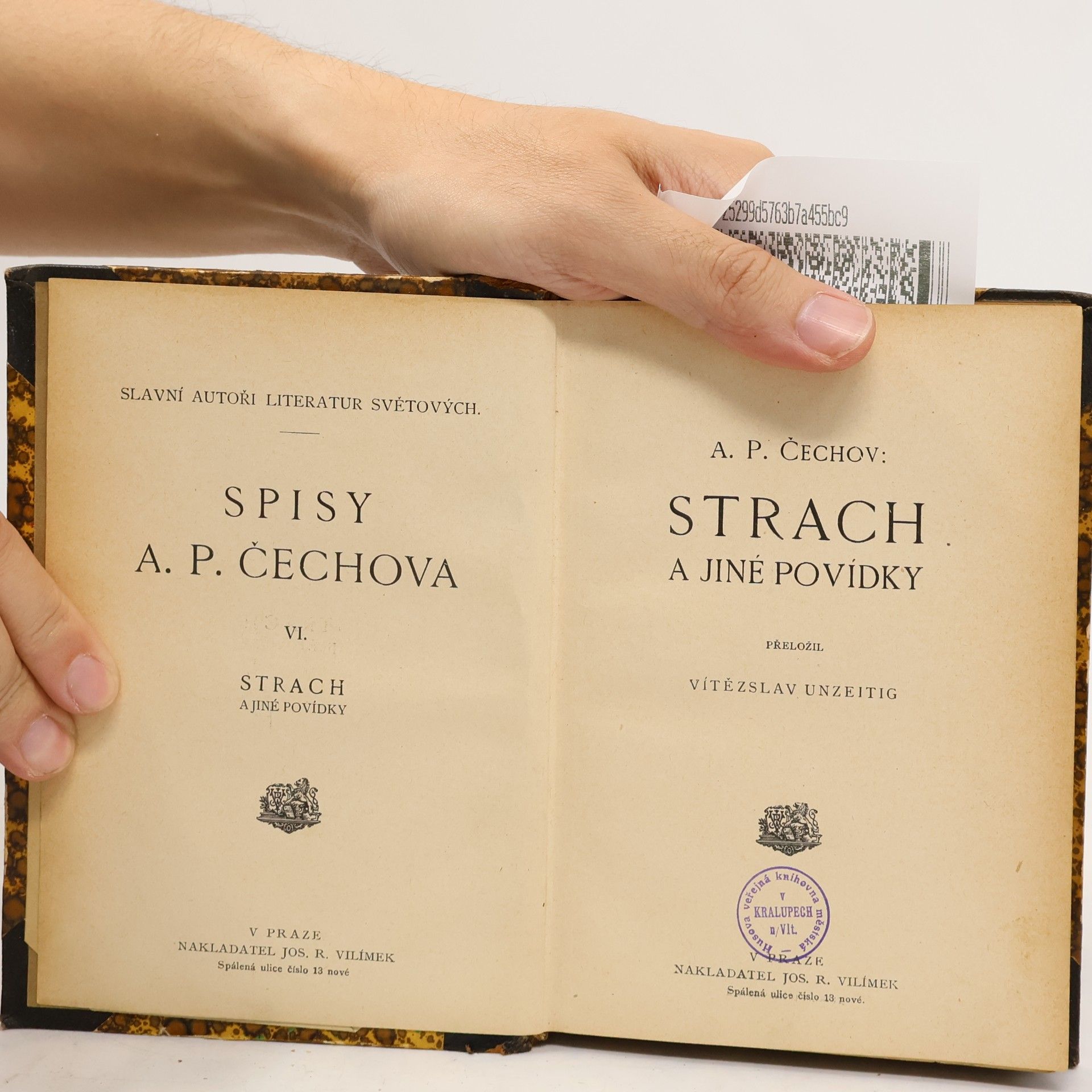 A. P. Čechov Strach a jiné povídky