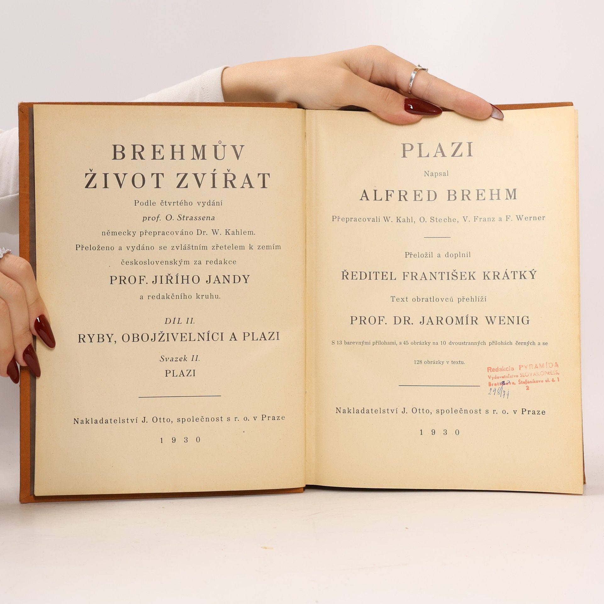 Alfred Edmund Brehm Brehmův život zvířat II., svazek 2