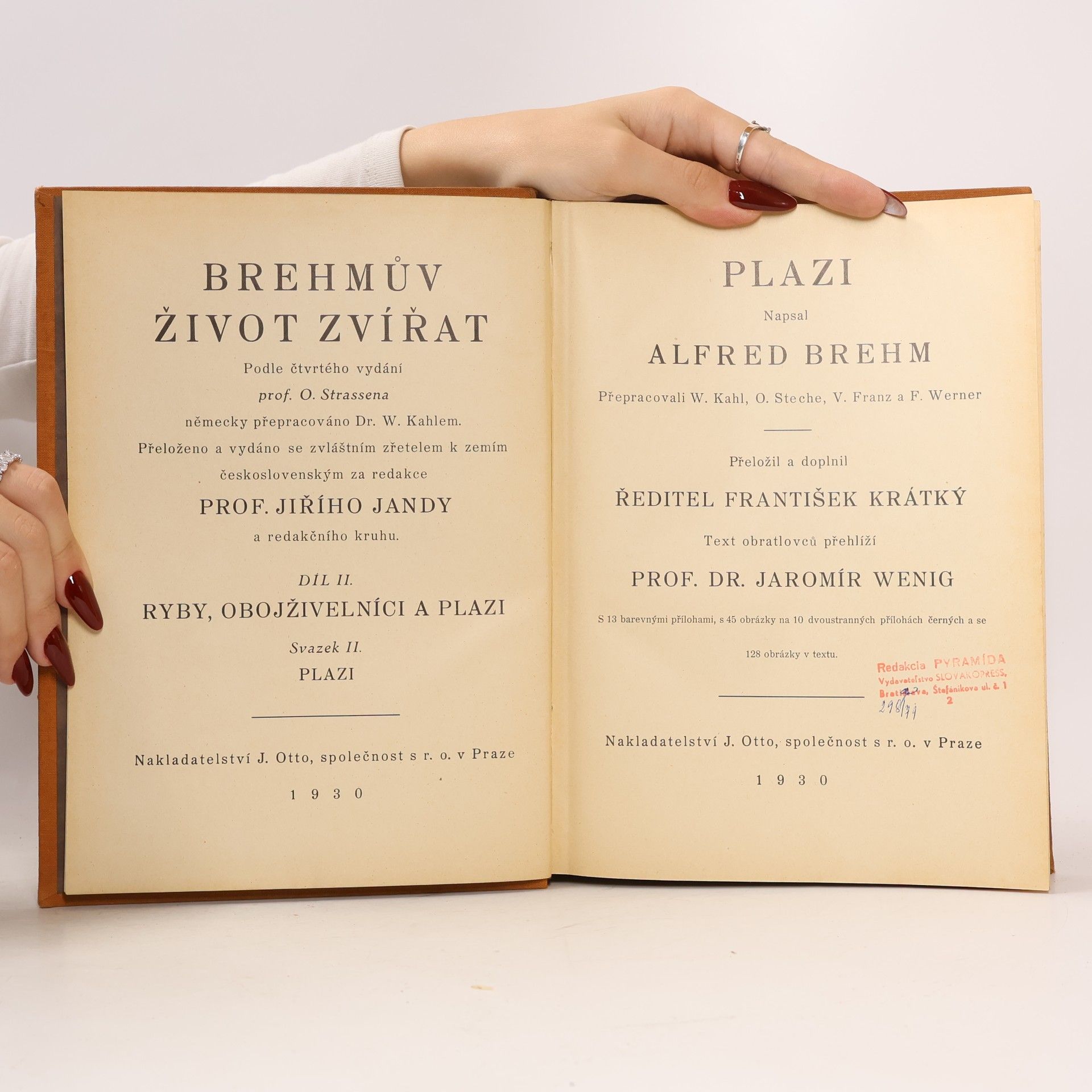 Alfred Edmund Brehm Brehmův život zvířat II., svazek 2