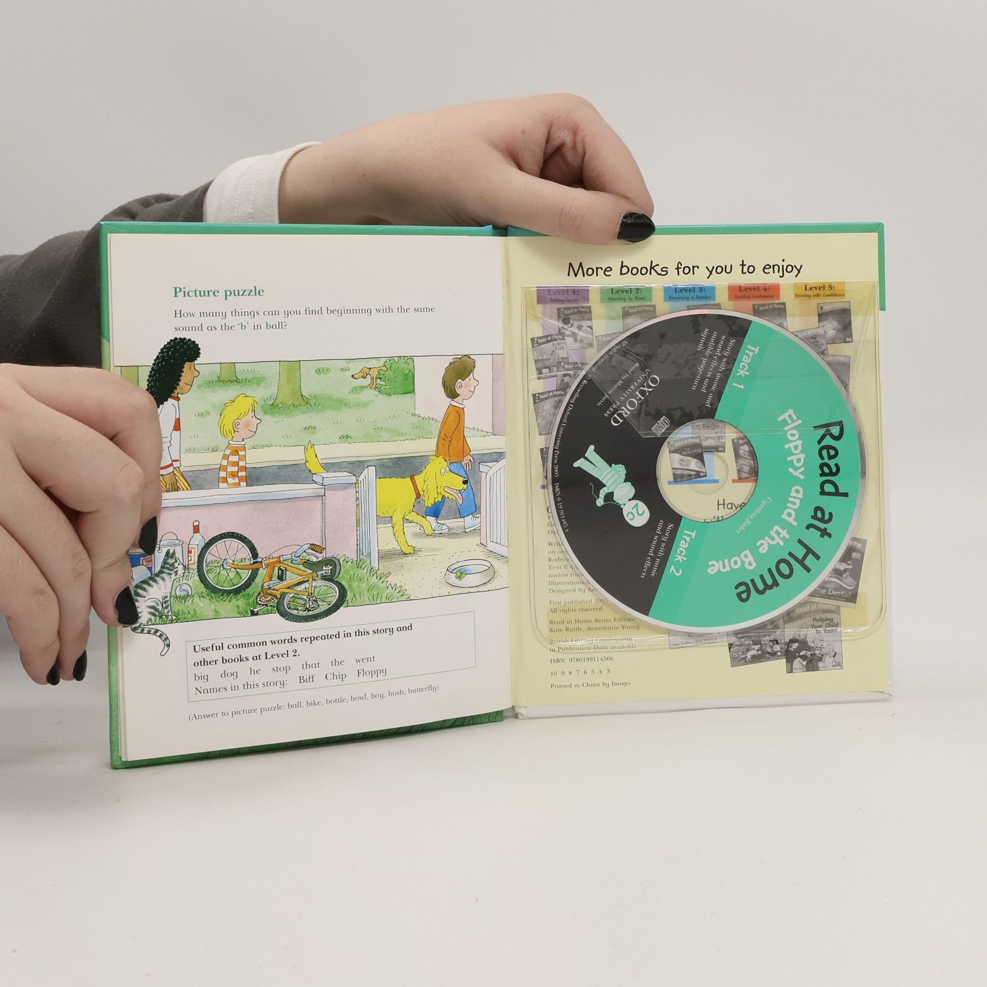 Cynthia Rider Read at Home - 2c: Floppy and the Bone with Audio-CD