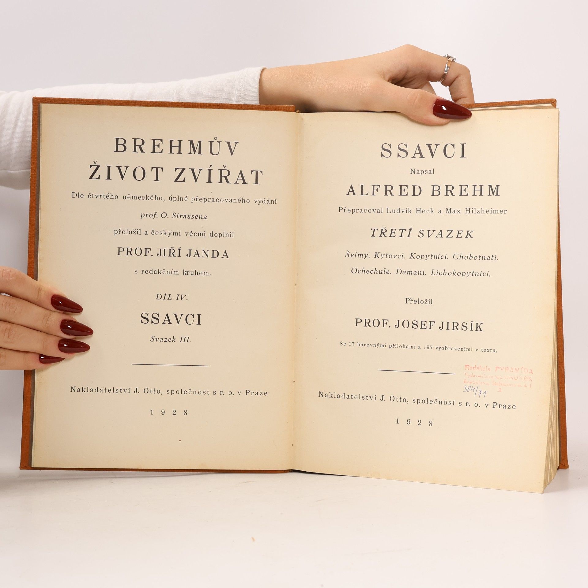 Alfred Edmund Brehm Život zvířat IV. Ssavci 3