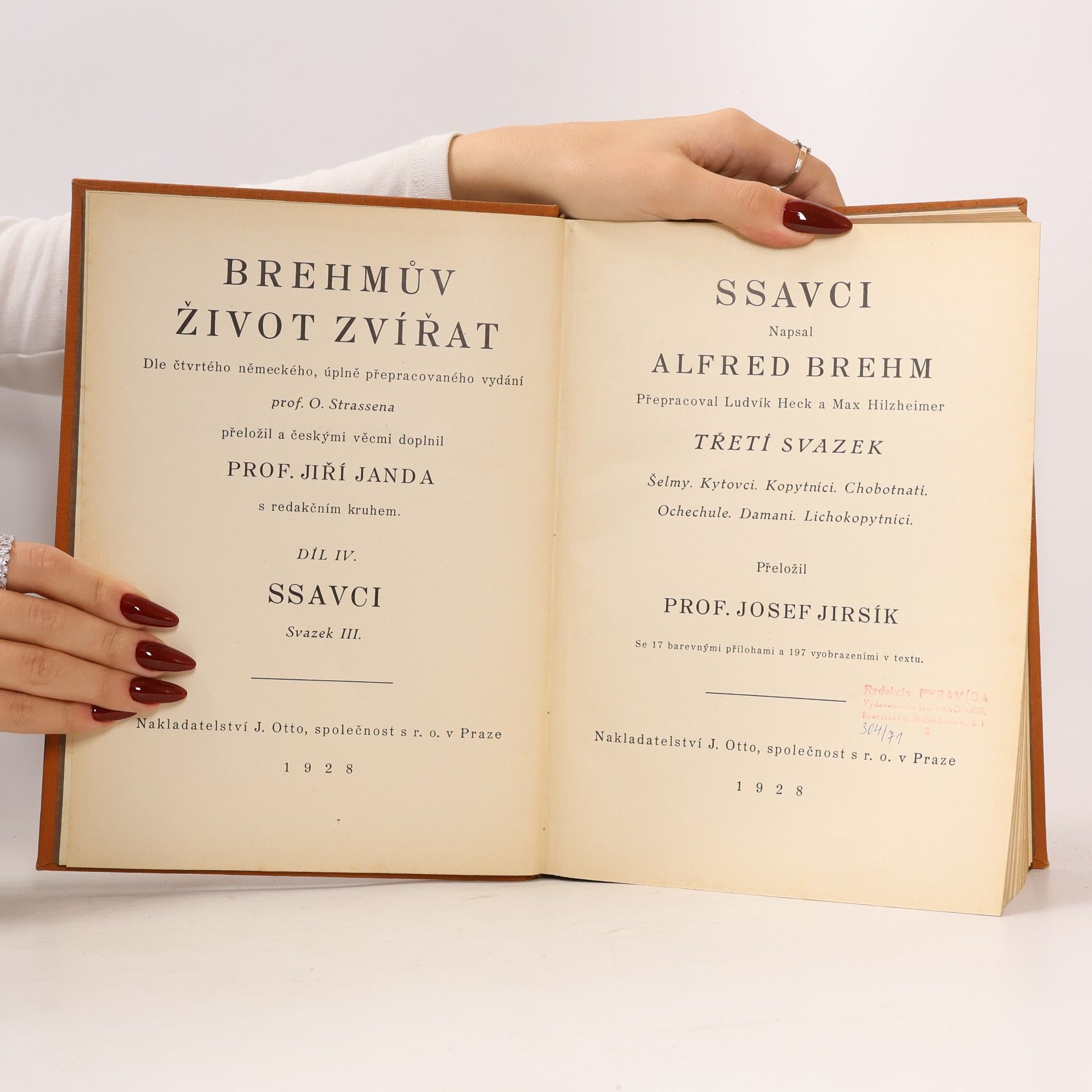 Alfred Edmund Brehm Život zvířat IV. Ssavci 3